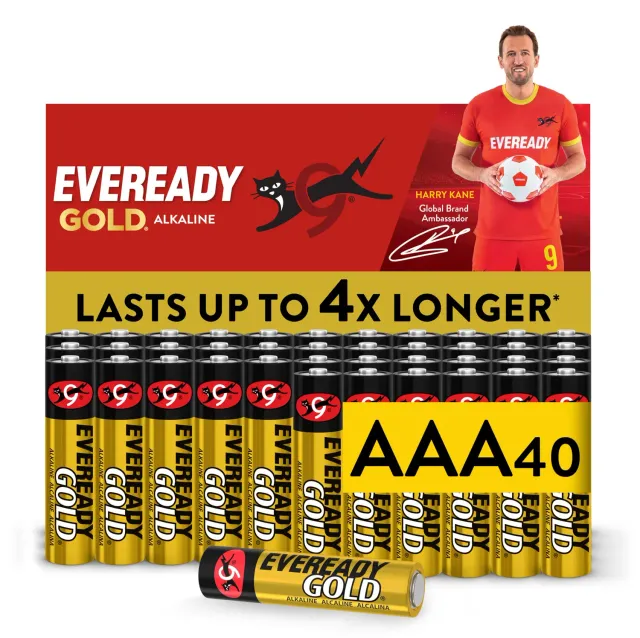 Eveready Gold Pile AAA Ministilo Alcaline Confezione 40