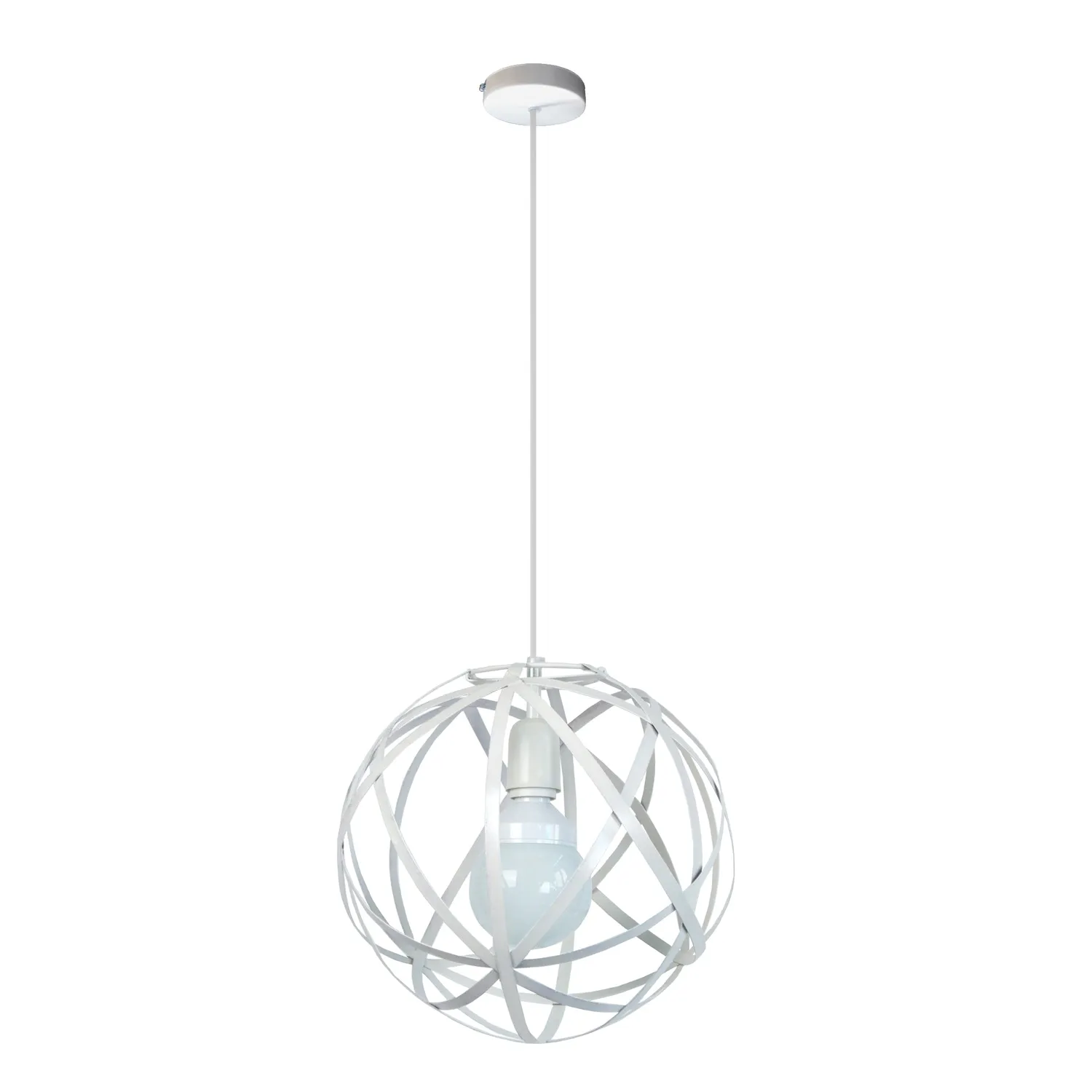 Tosel Juno Sospensione Globo 30x100 cm Nera