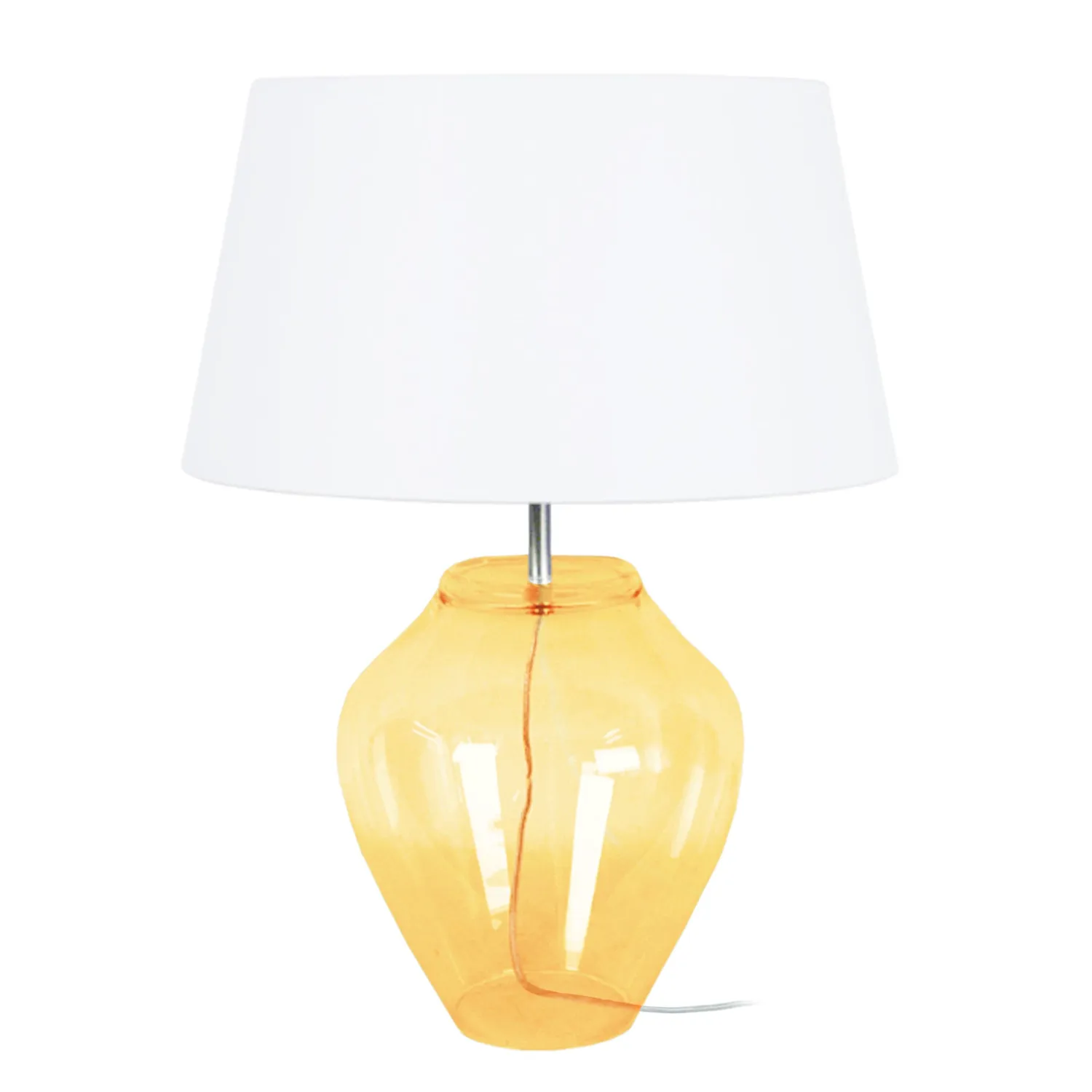 Tosel Vase lampada tavolo vetro trasparente 50cm E27