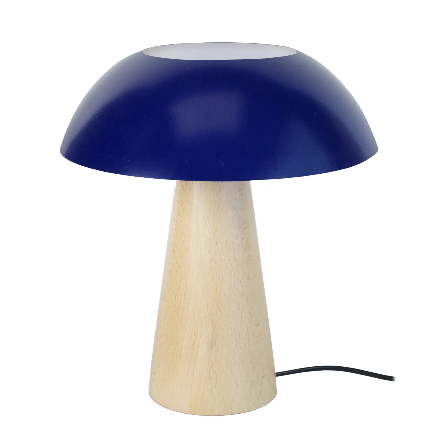 Tosel Star Trek lampada tavolo legno nero 30x35 cm