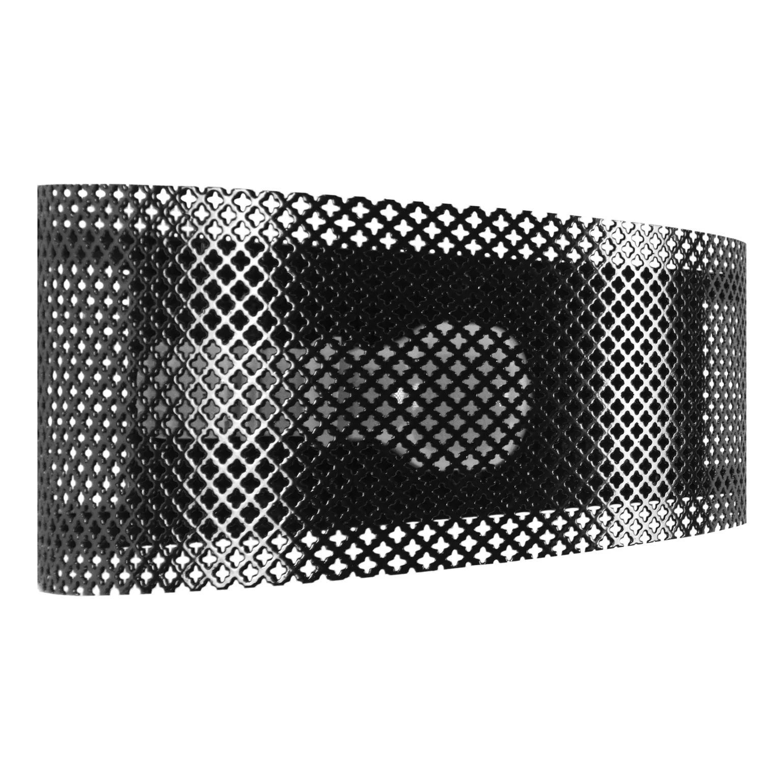 Tosel Cylindre Lacy applique 25x11cm bianco avorio metallo
