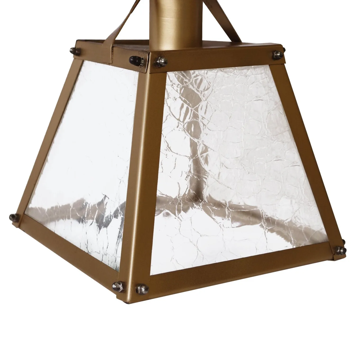 Tosel Viena sospensione vetro 20x110 bronzo E27