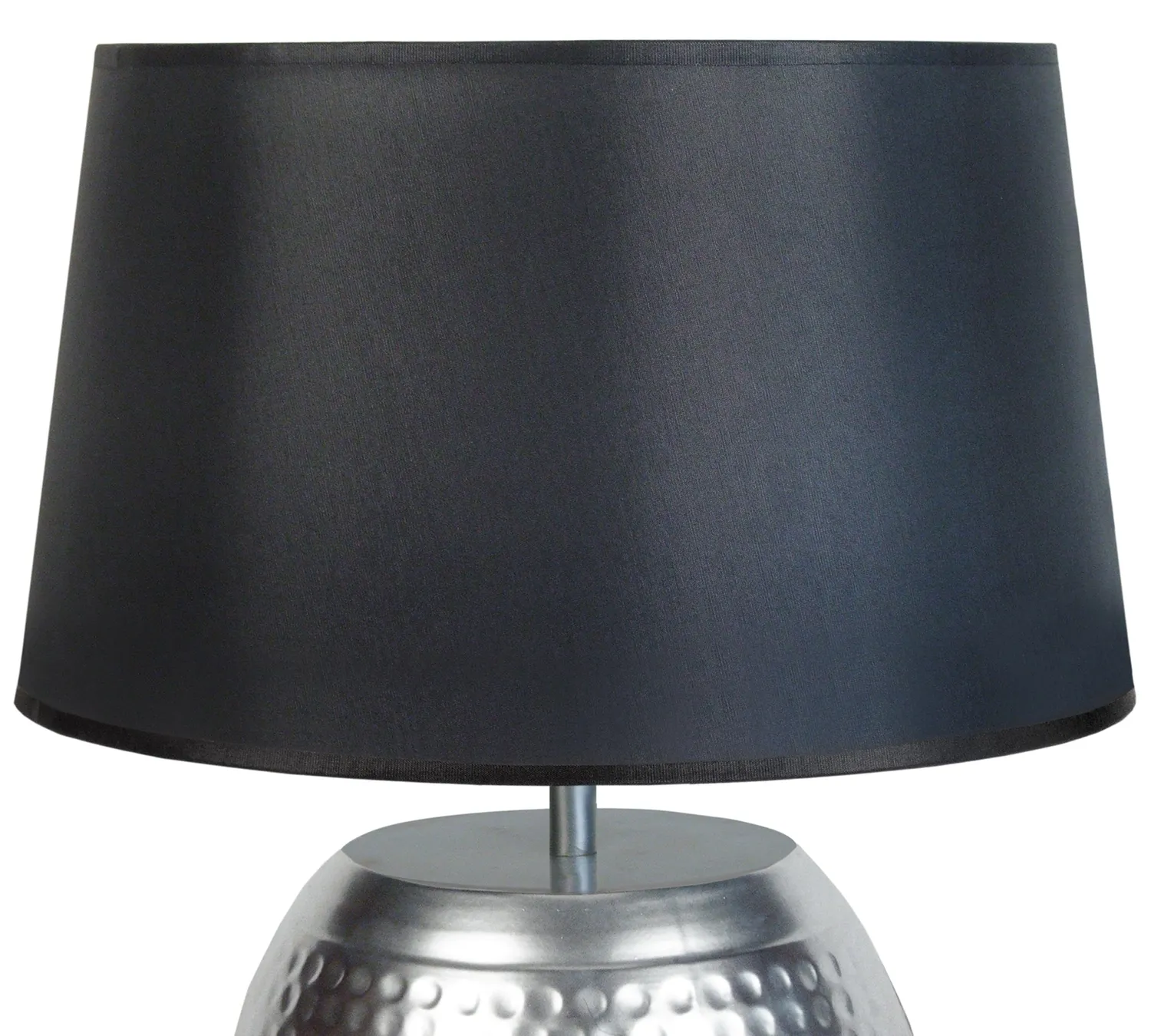 Tosel Bangalore lampada da tavolo sfera cromo bianco 47 cm