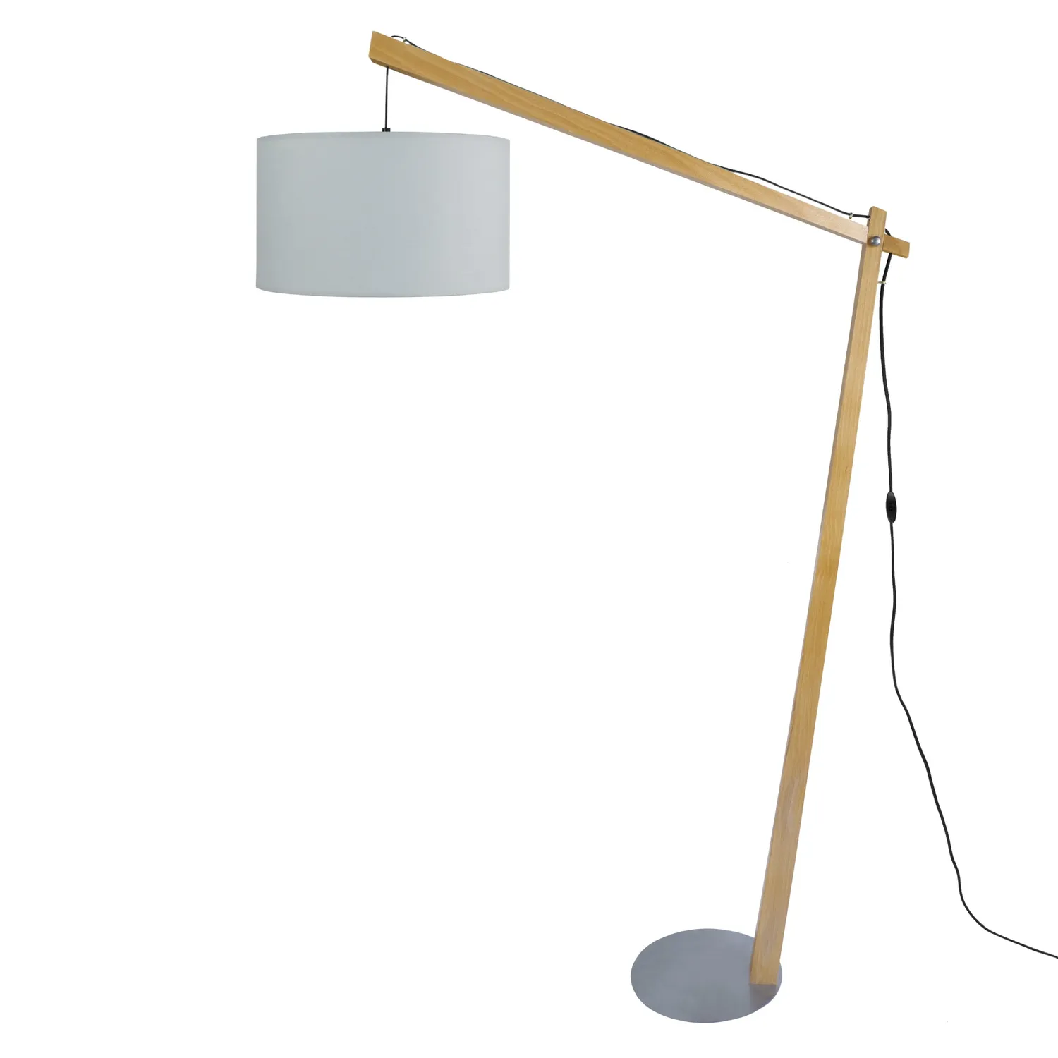Tosel Belfort Cylinder piantana legno naturale ecrù 40x165 cm