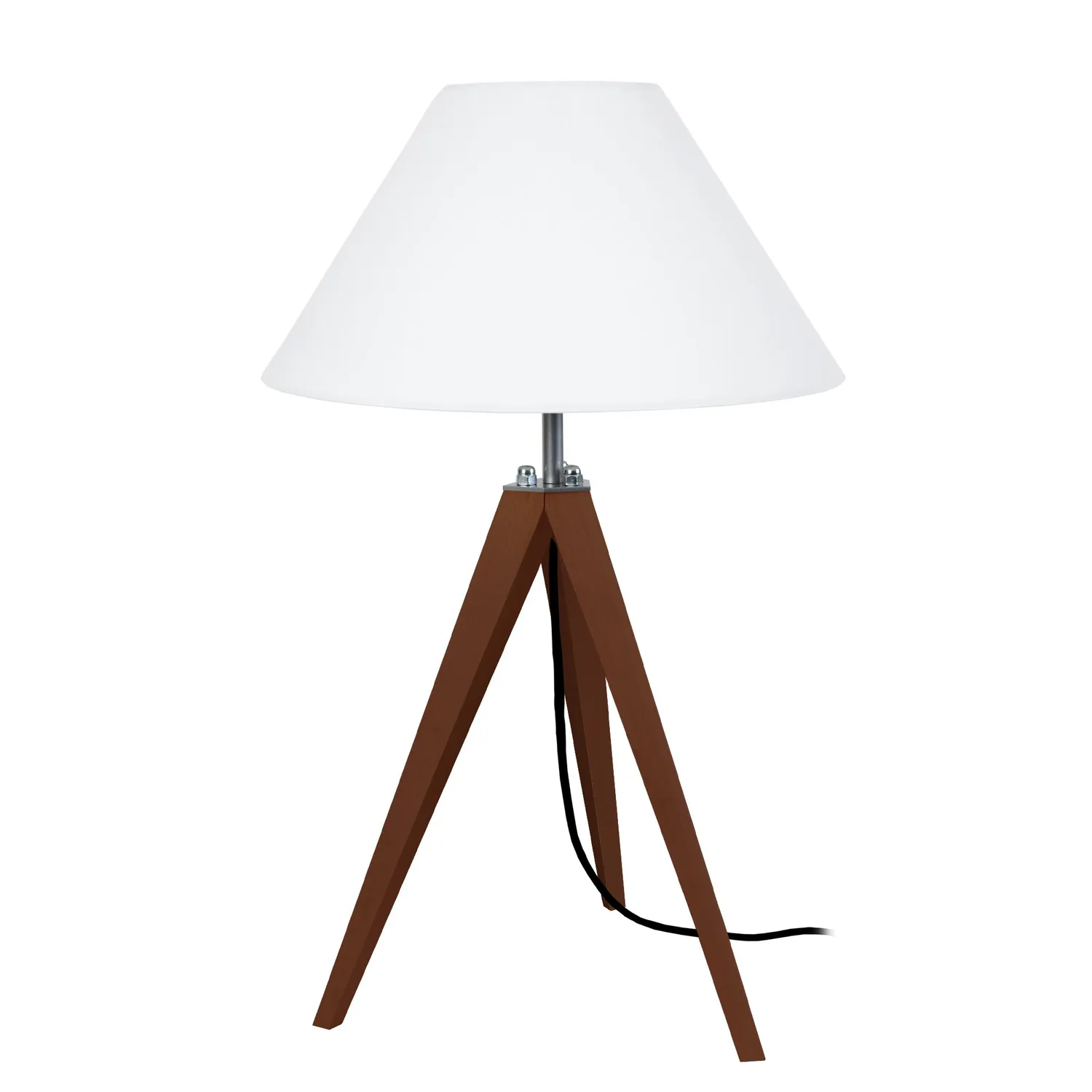 Tosel Idun lampada da tavolo treppiede 30x56 cm naturale ecrù