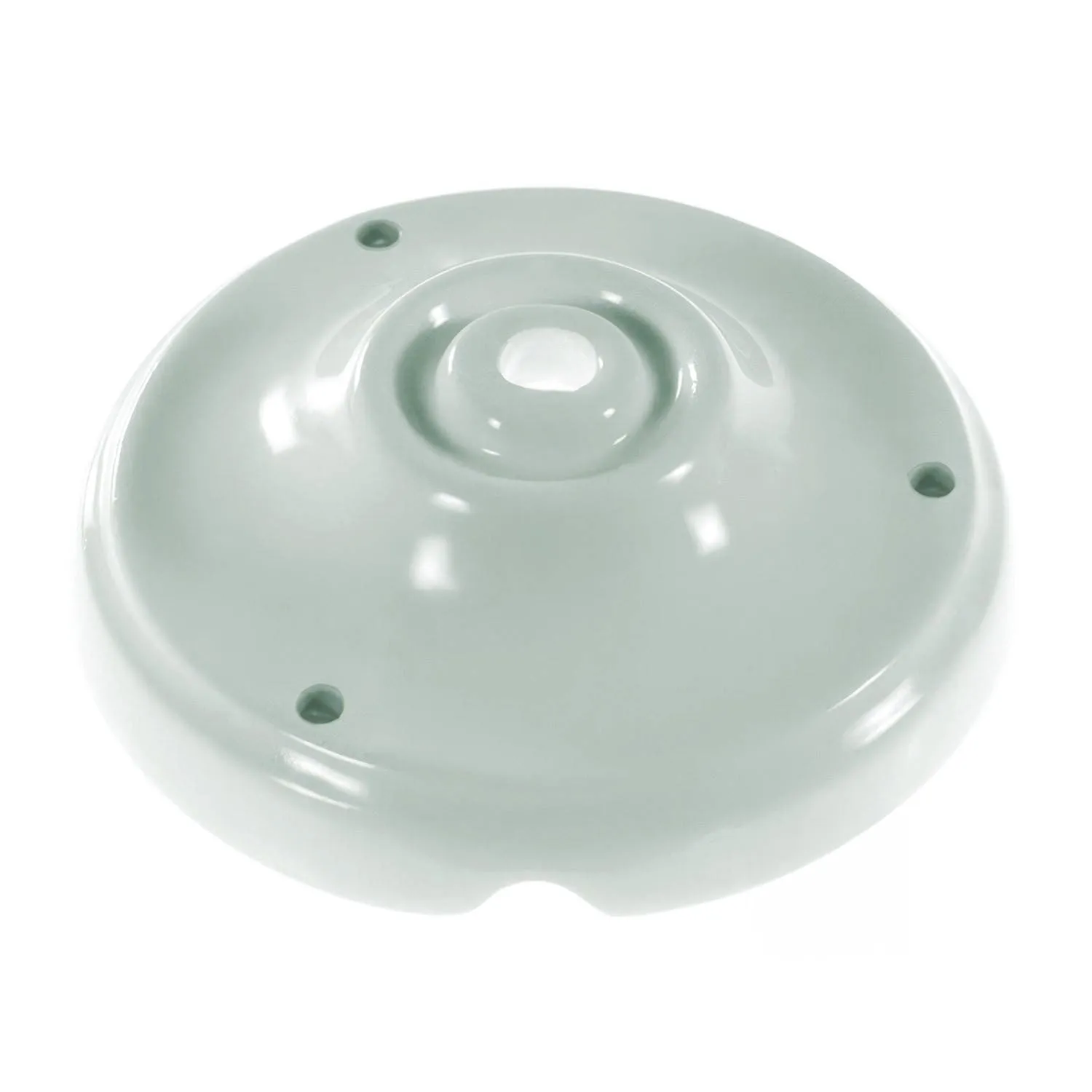 Creative Cables rosone porcellana verde salvia soffitto 105 mm