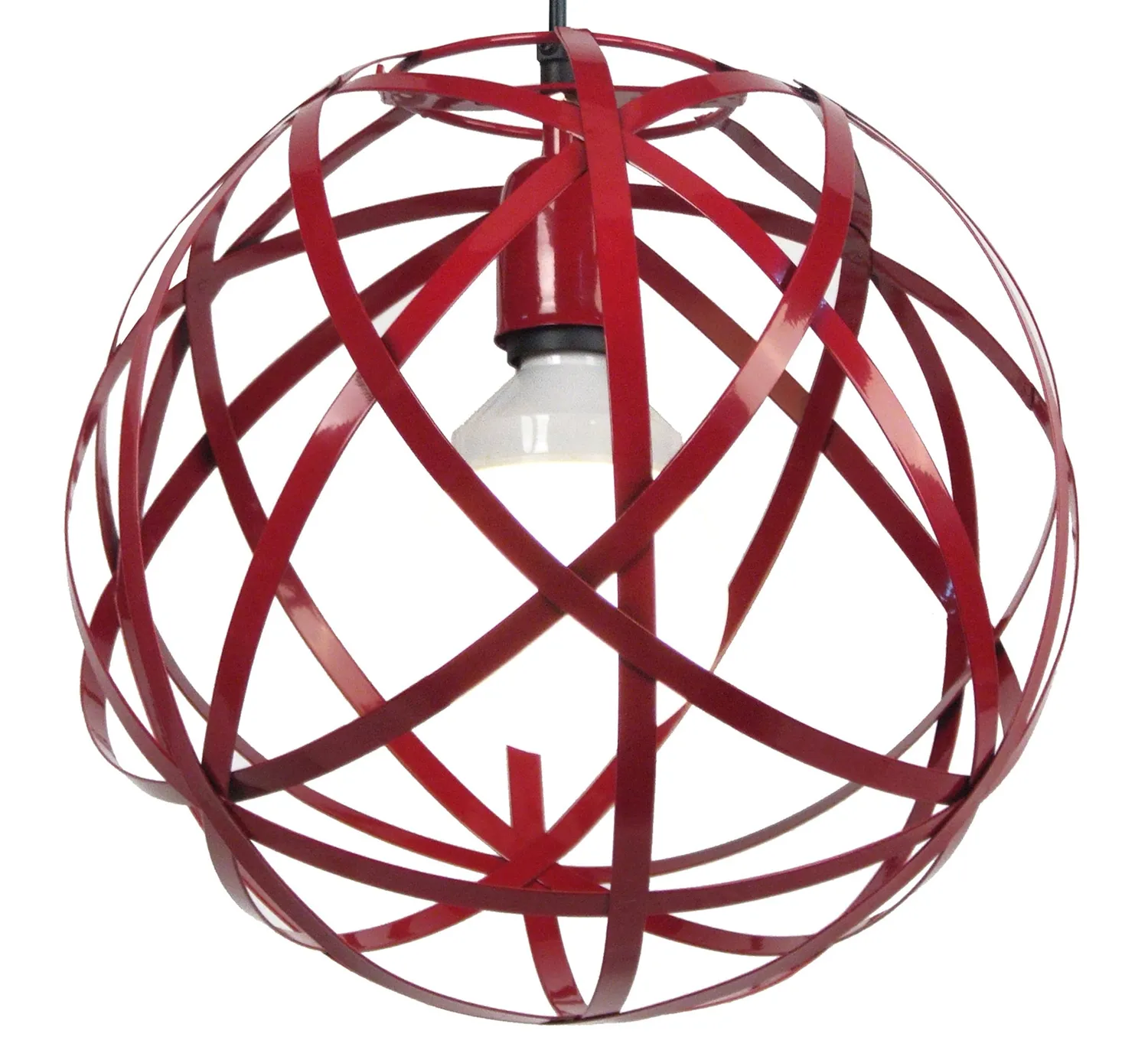 Tosel Juno Sospensione Globo 30x100 cm Nera