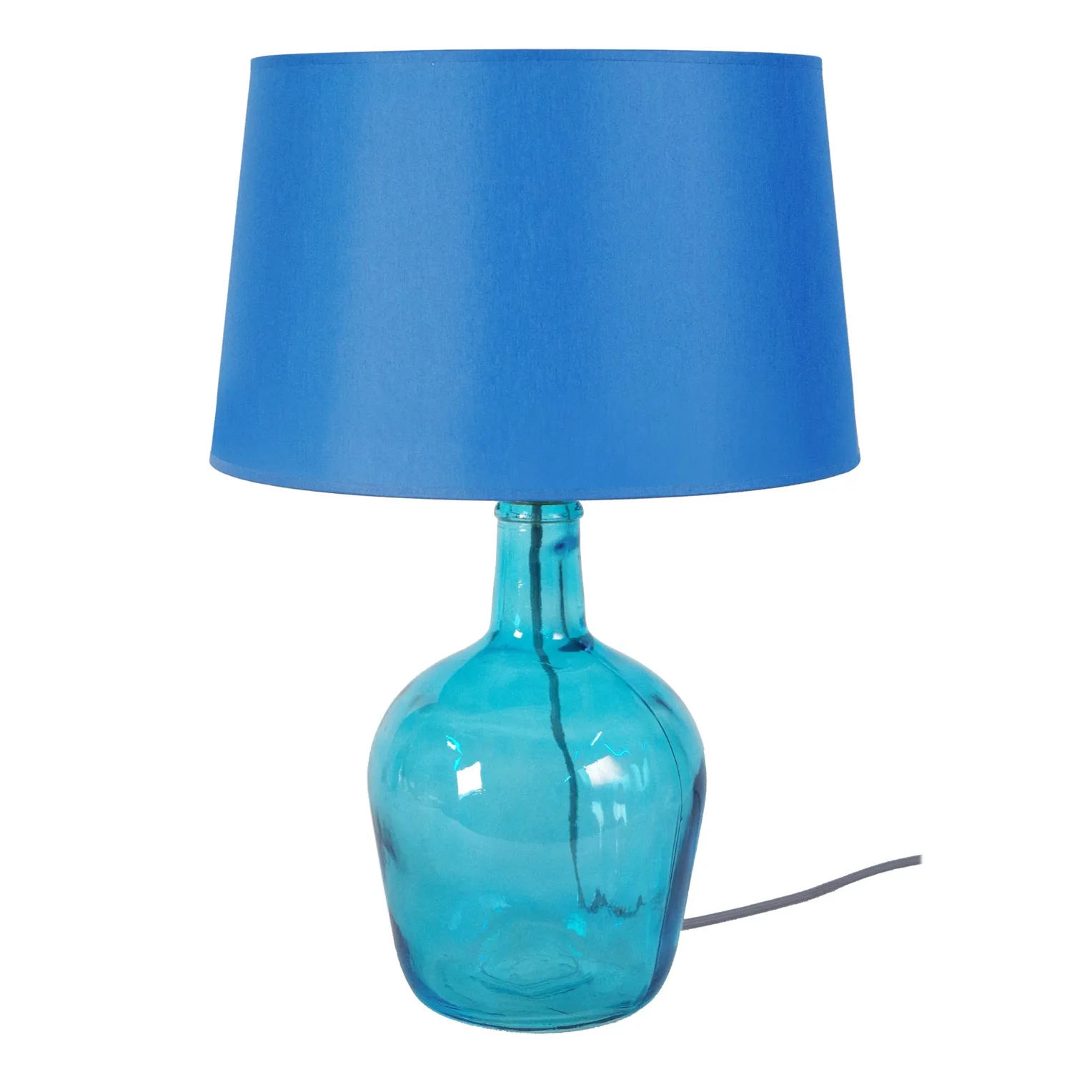 Tosel Bordeaux lampada tavolo vetro giallo 35x50cm
