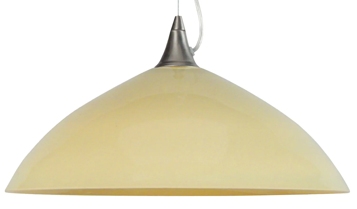 Tosel Divy lampada a sospensione bianco 38x100 cm cupola