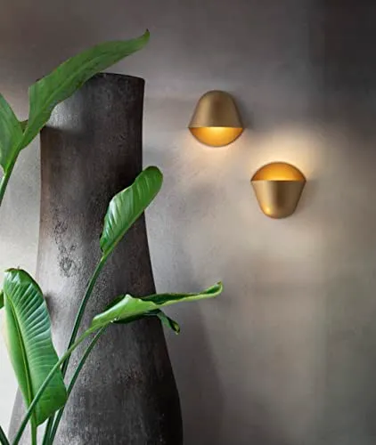 Penta Enoki applique oro opaco LED 3000K dimmerabile