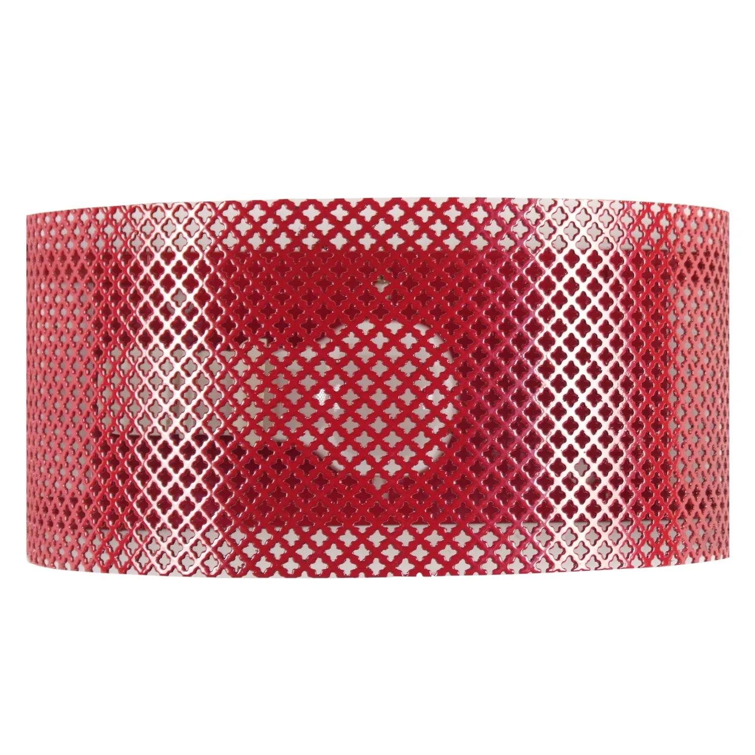 Tosel Cylindre Lacy applique 25x11cm bianco avorio metallo