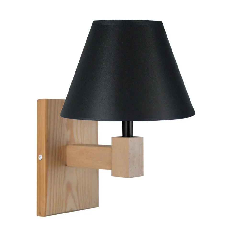 Tosel Hod applique da parete naturale-bianco E14 legno