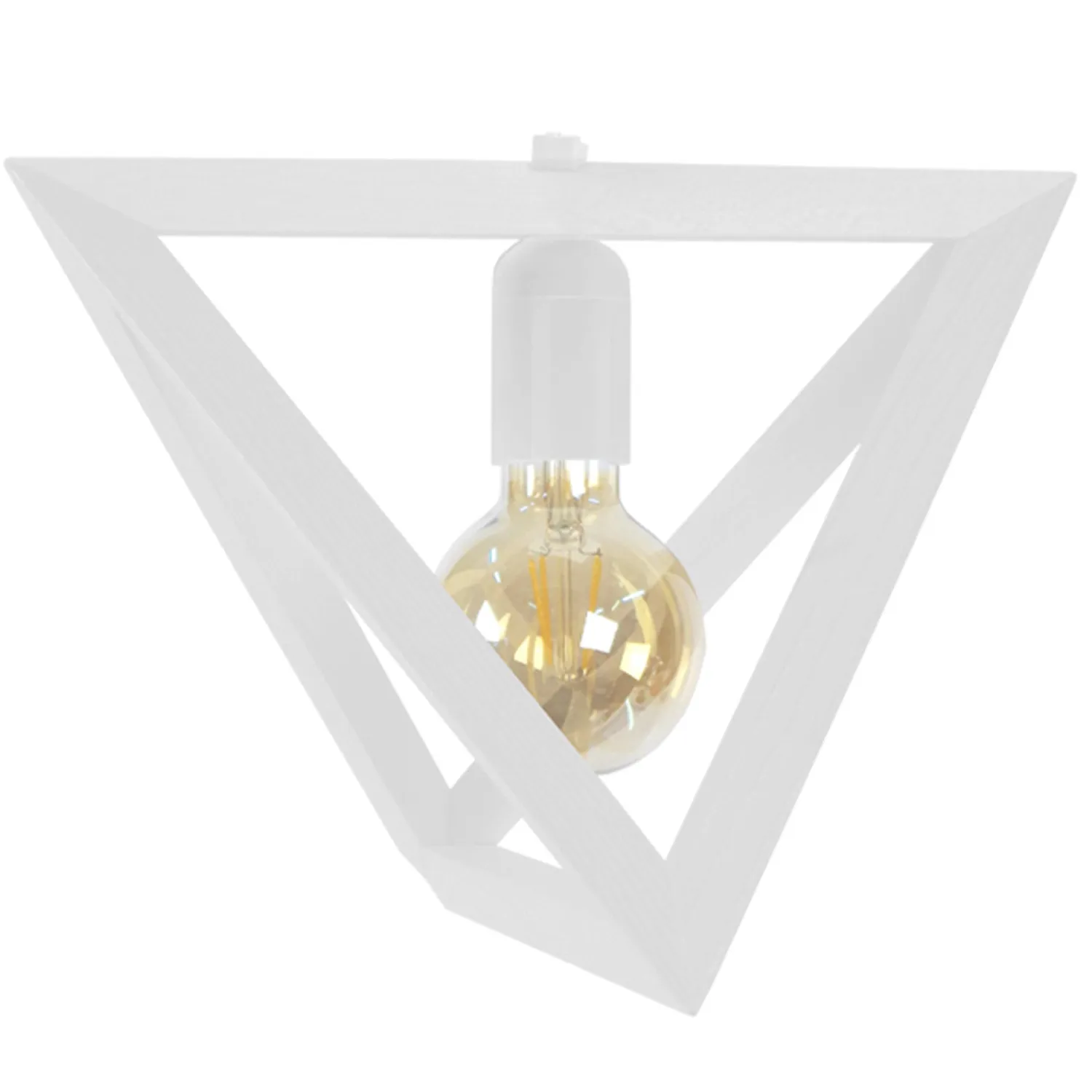 Tosel Tétraèdre A lampadario legno naturale 45x90 cm