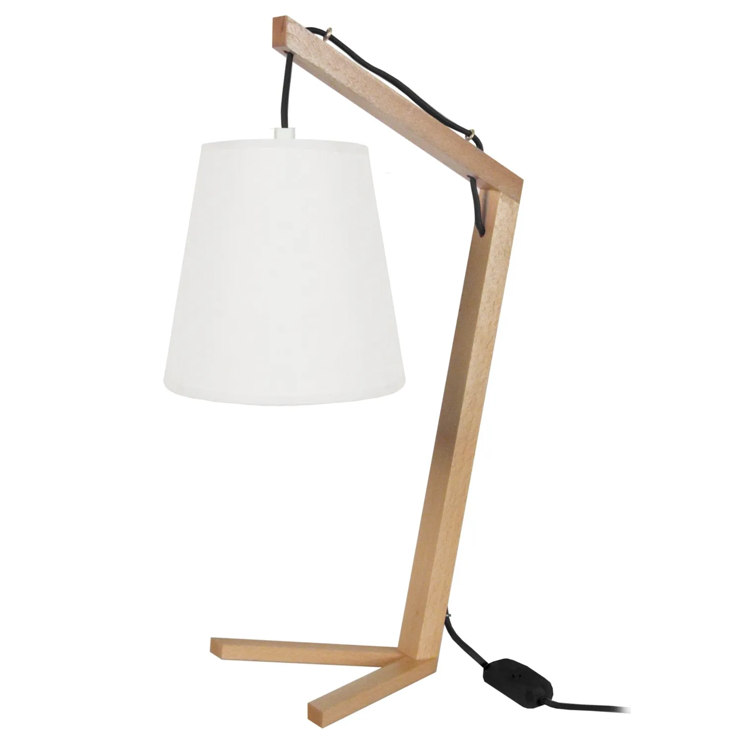 Tosel Chicken Foot Lampada Legno Ecrù 28x51 cm