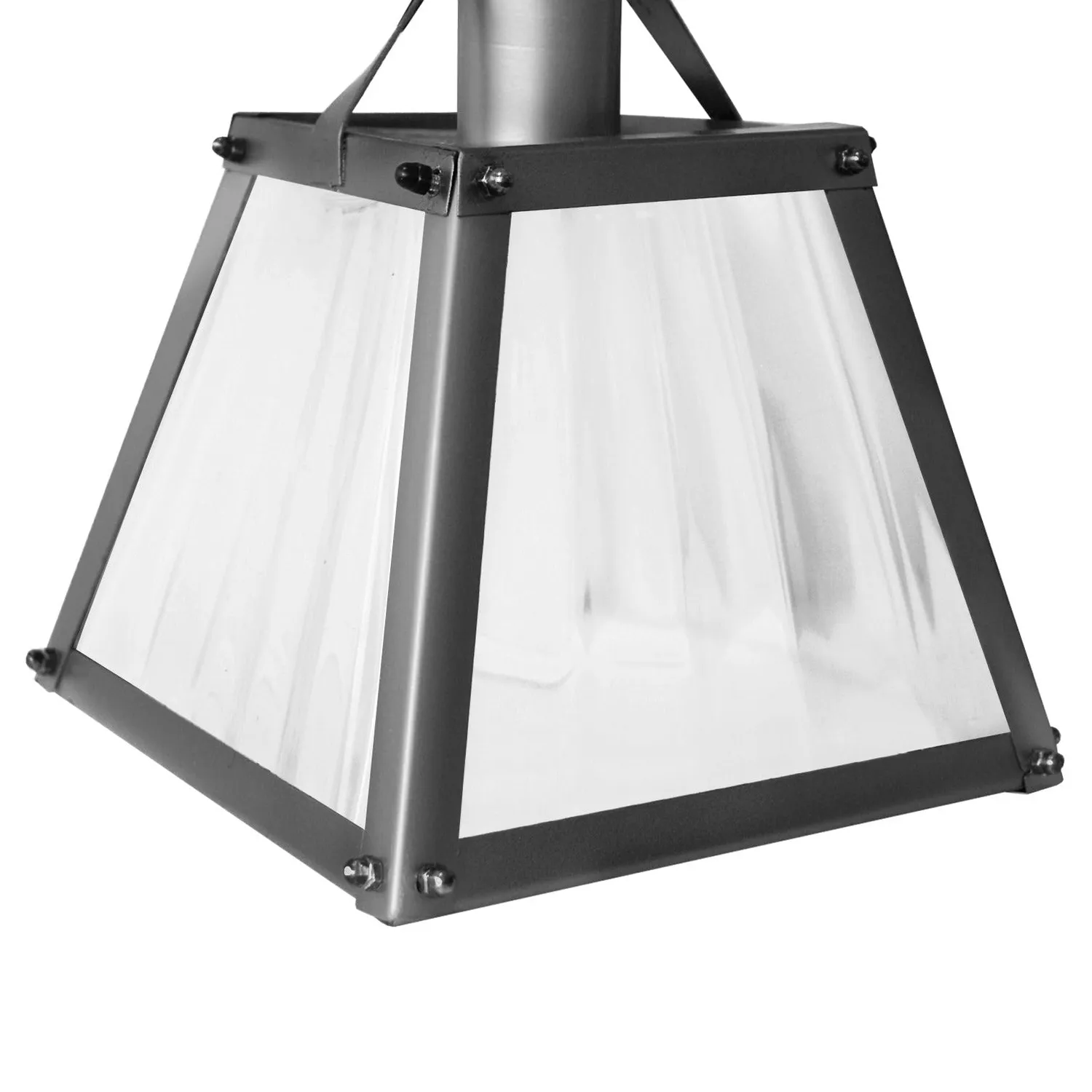 Tosel Baden sospensione vetro bronzo 20 cm