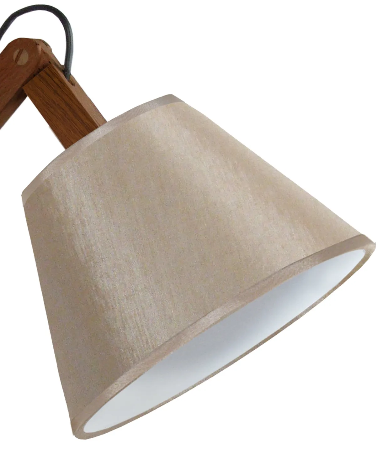 Tosel Freki applique legno snodata E14 16x45 cm