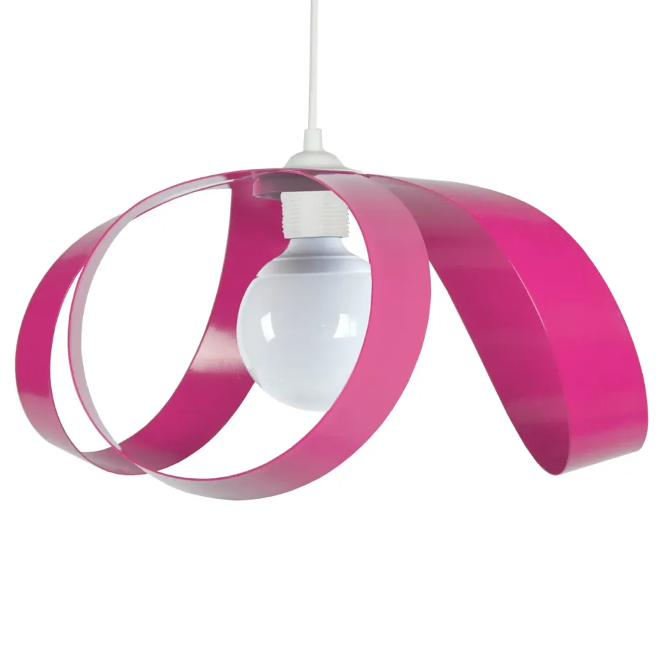 Tosel Erika sospensione metallo bianca D30 cm