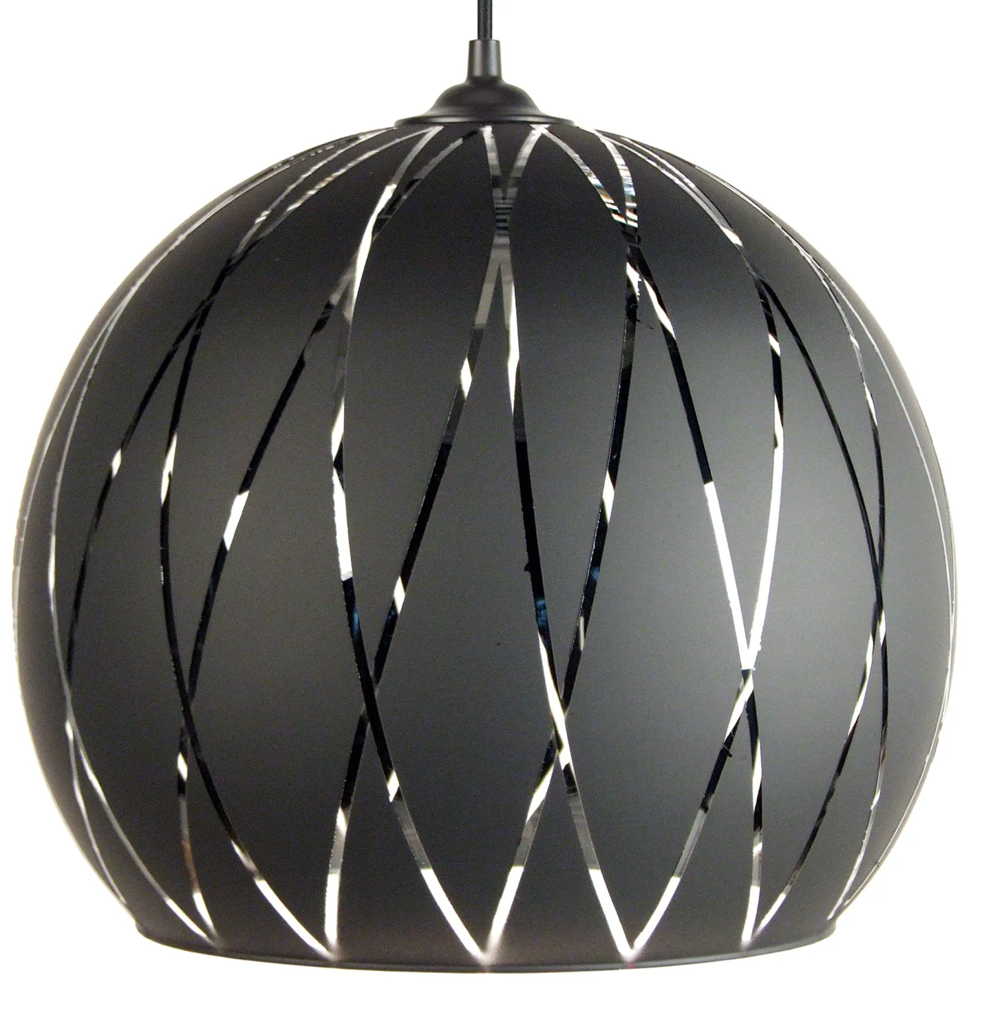 Tosel Bia sospensione globo in vetro satinata 30x100 cm