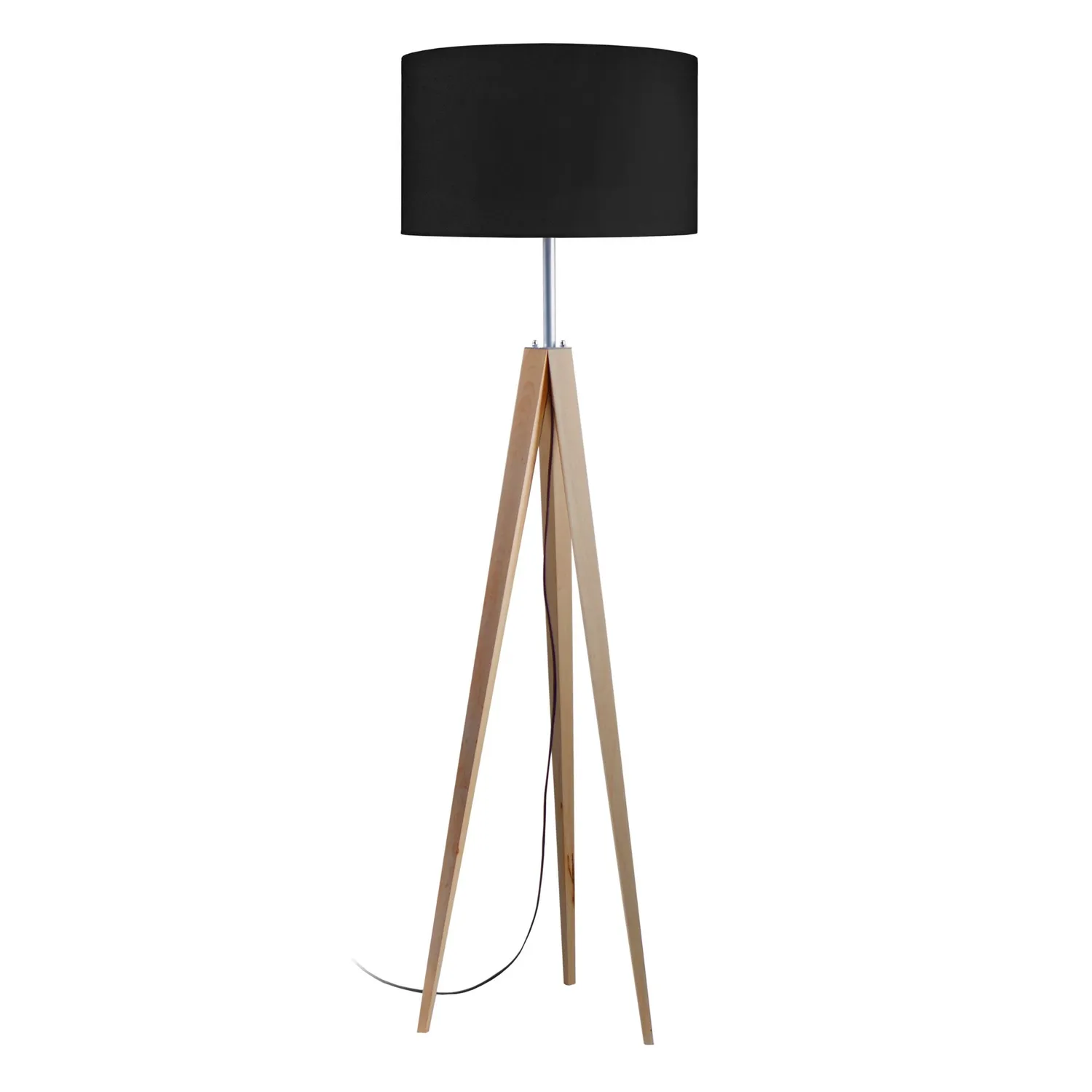 Tosel Idun B piantana treppiede legno 161 cm E27