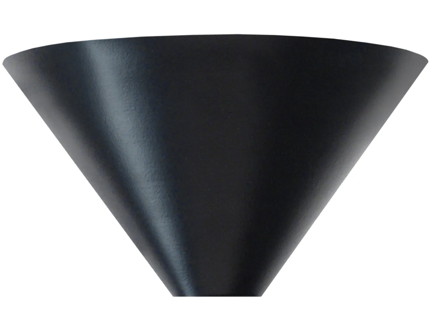 Tosel Karri paralume cono metallo nero D24 cm