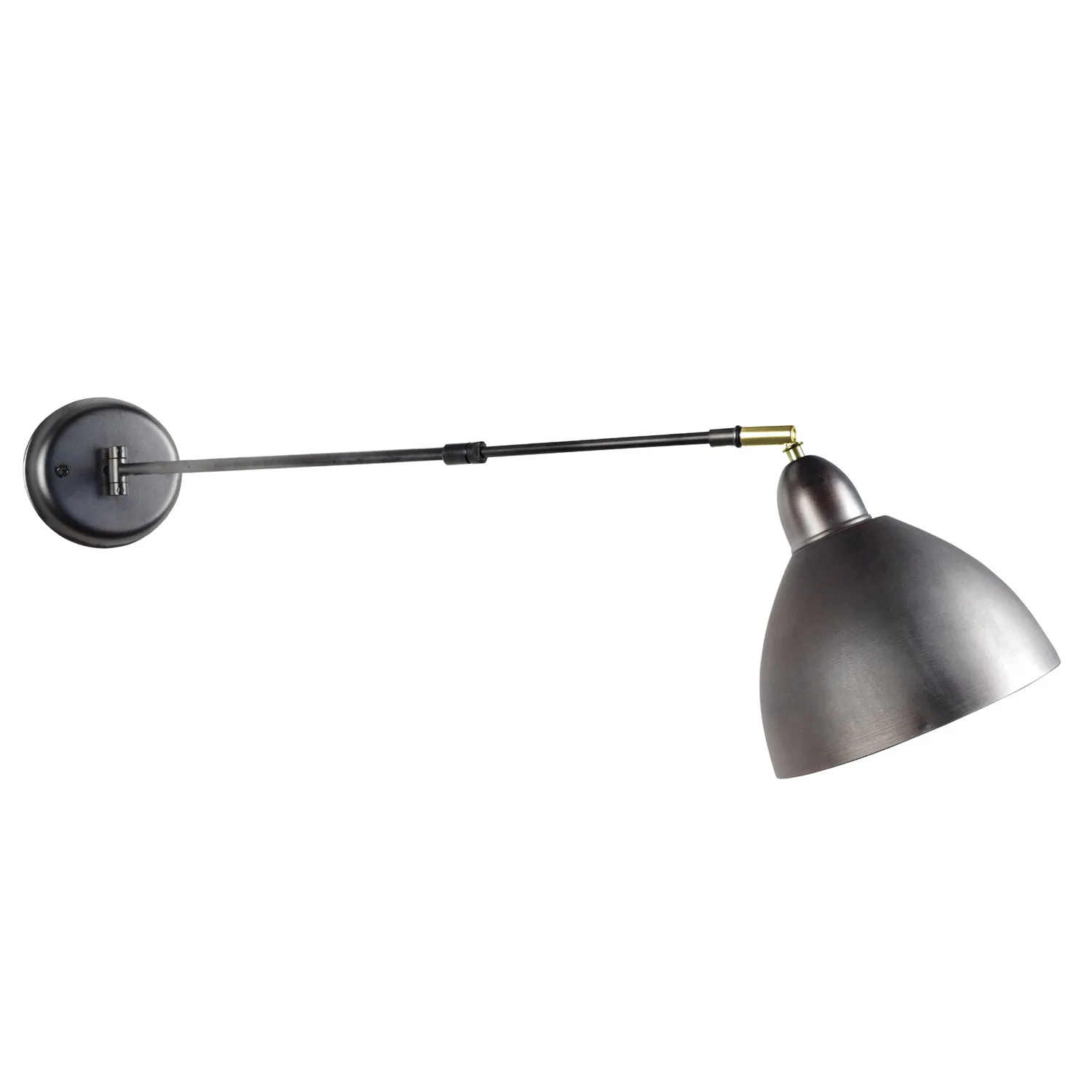 Tosel Celica applique metallo nero braccio 100 cm