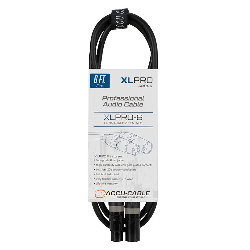 American DJ XLPRO-6 cavo XLR 2 m bilanciato