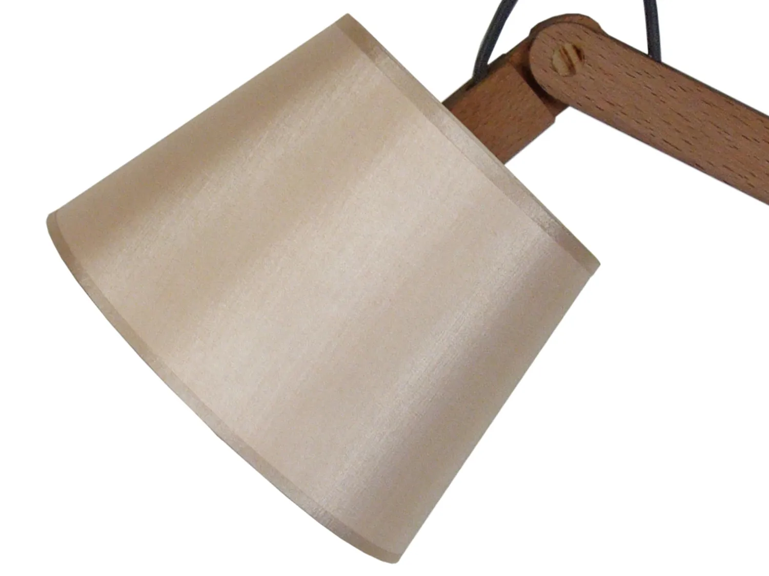 Tosel Freki lampada da tavolo naturale 45 cm legno