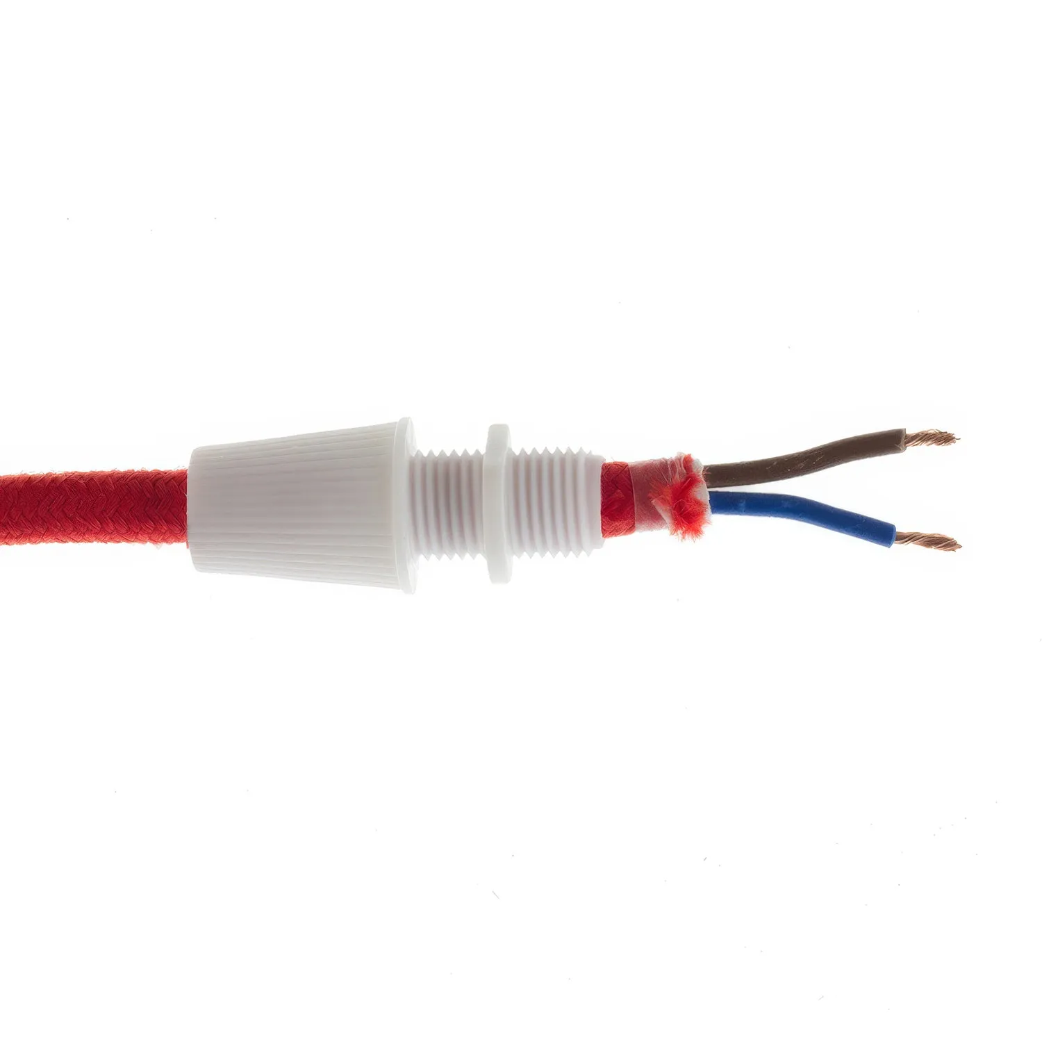 Creative Cables serracavo conico plastica bianco foro 10 mm