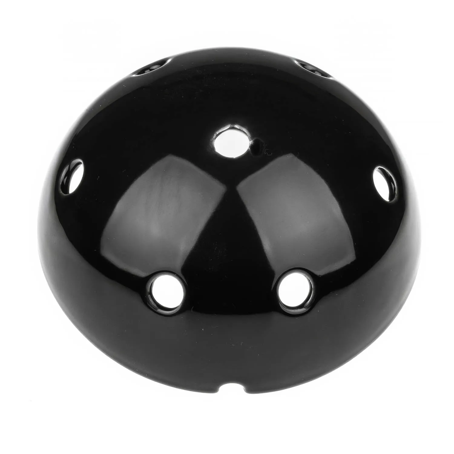 Creative Cables rosone soffitto ceramica nero 6 fori
