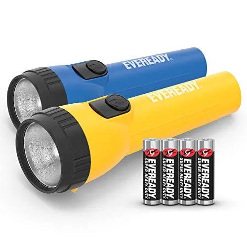Eveready Torcia LED Super Luminosa Confezione da 2 Lunga Durata