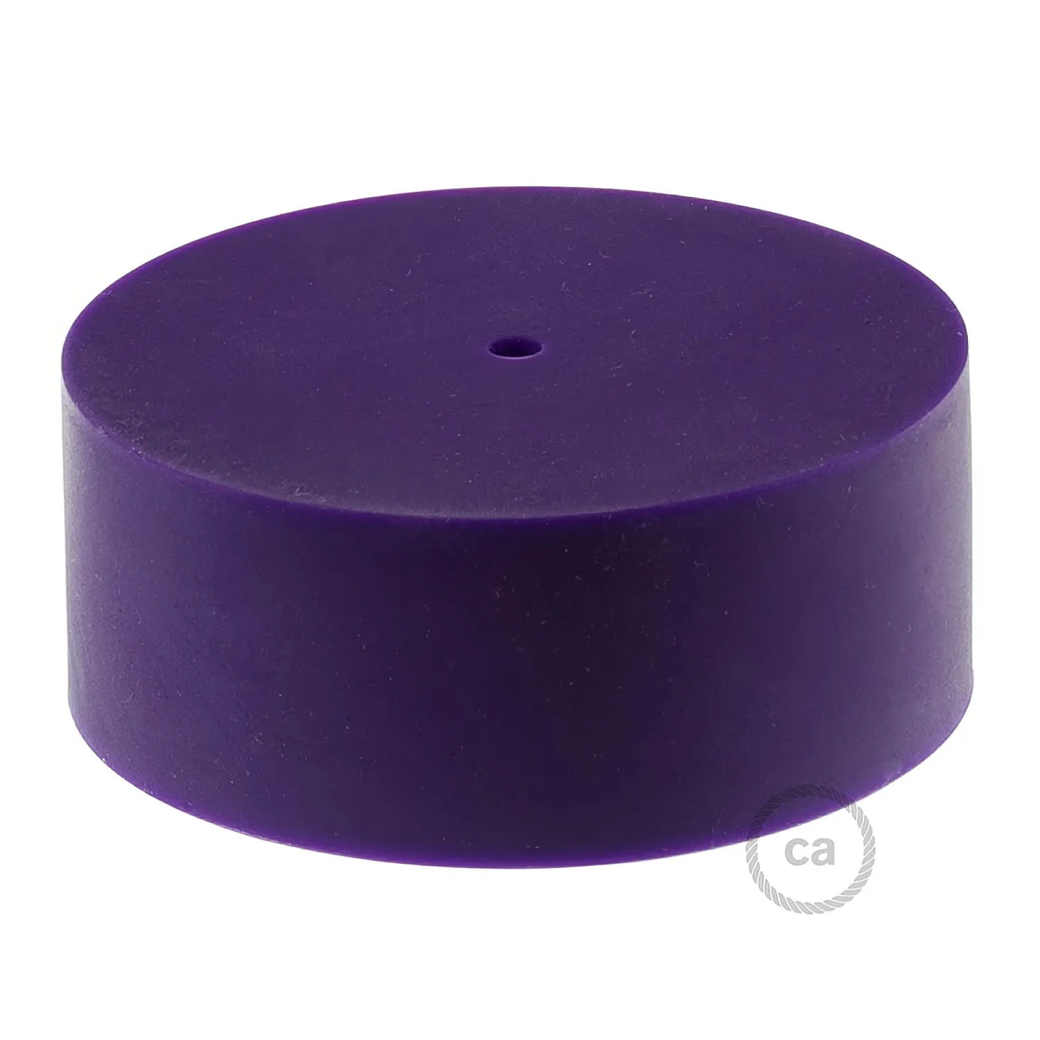 Creative Cables rosone soffitto silicone viola