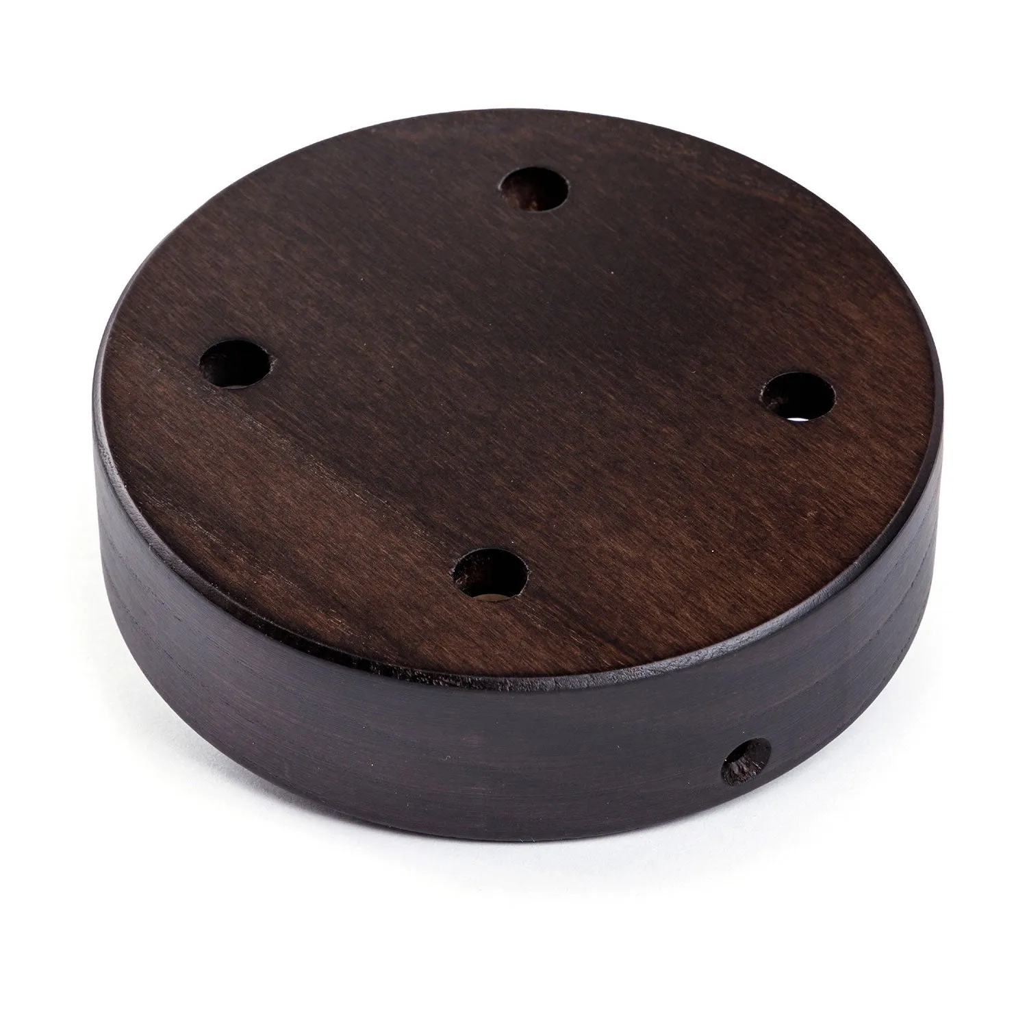 Creative Cables rosone legno 4 fori wenge 120mm