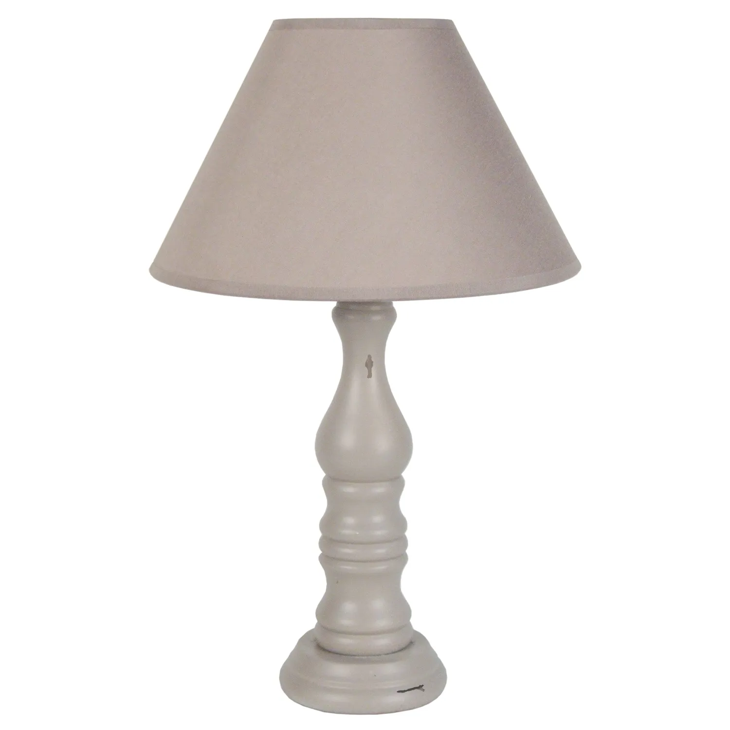 Tosel Issy lampada tavolo legno 25x41 cm bianco