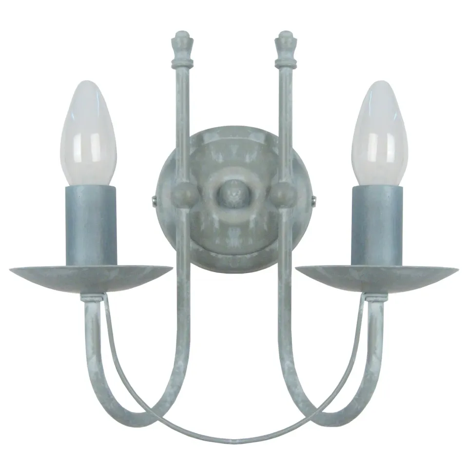 Tosel Provenzale applique 31x29cm grigio metallo