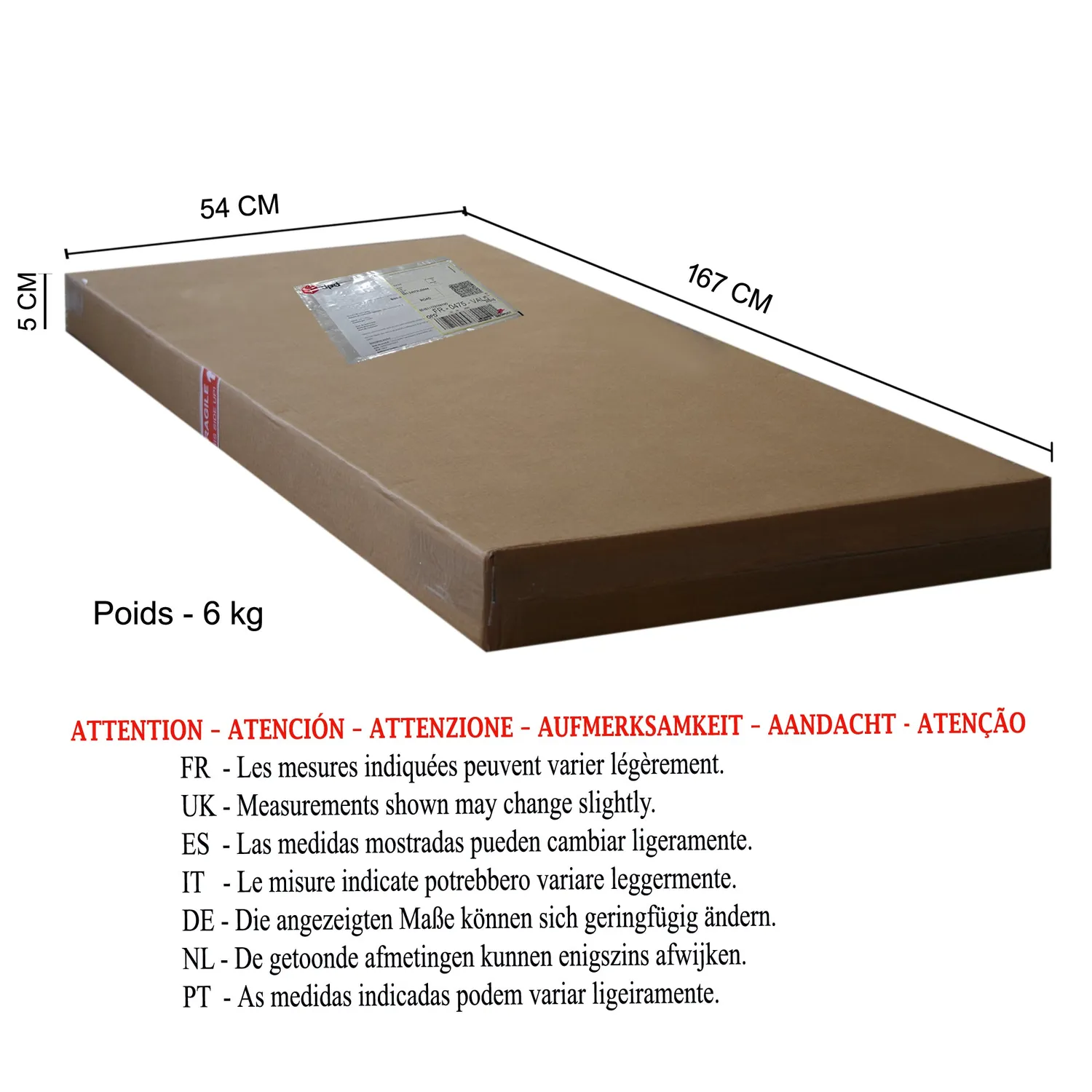 Tosel Mokuzai piantana arco legno naturale 50x162 cm