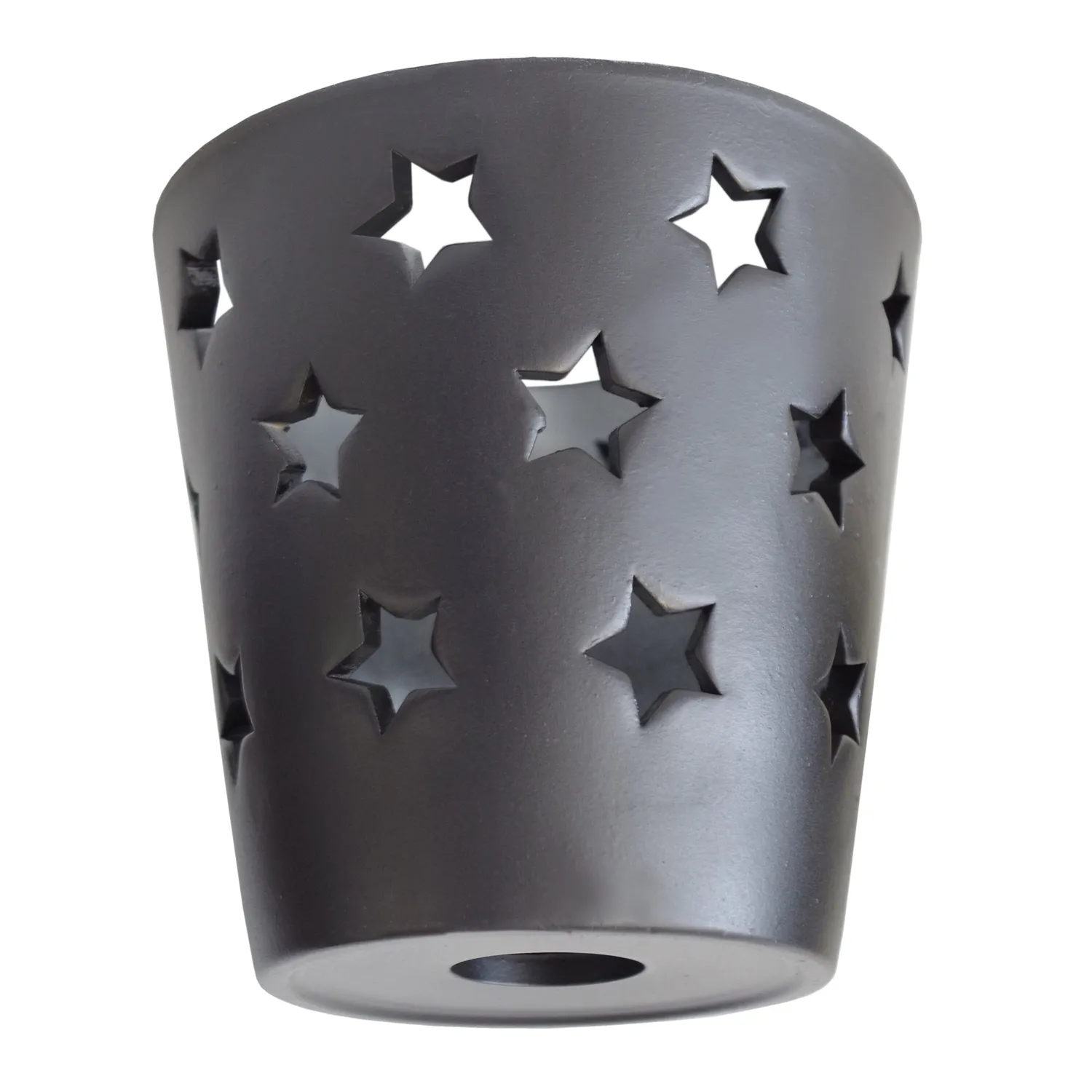 Tosel Ovar Paralume Ceramica Nero 18 cm E27