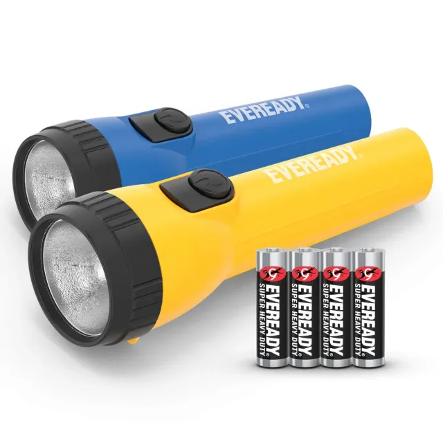 Eveready Torcia LED Super Luminosa Confezione da 2 Lunga Durata