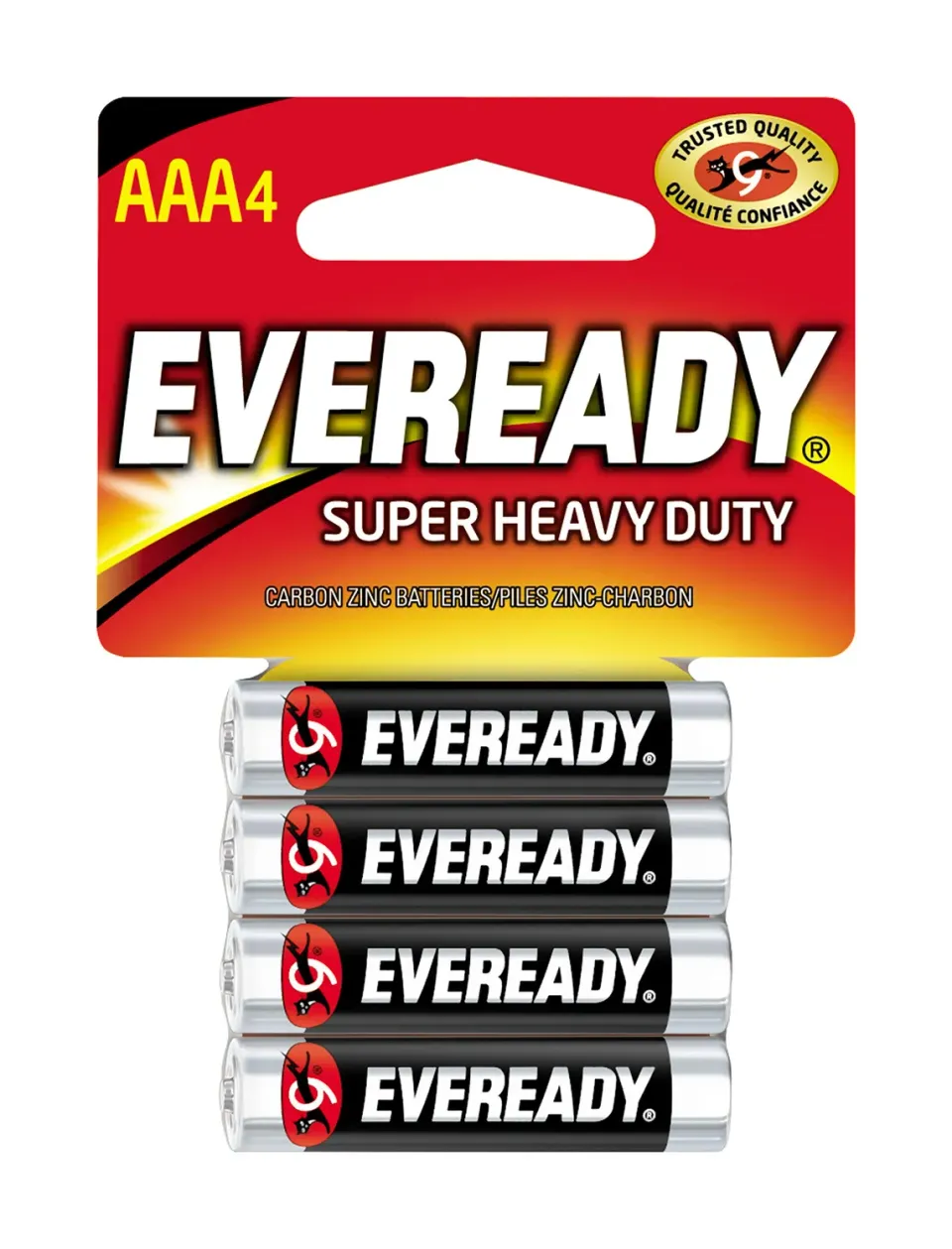 Eveready Super Heavy Duty Pile AAA Ministilo Confezione 4