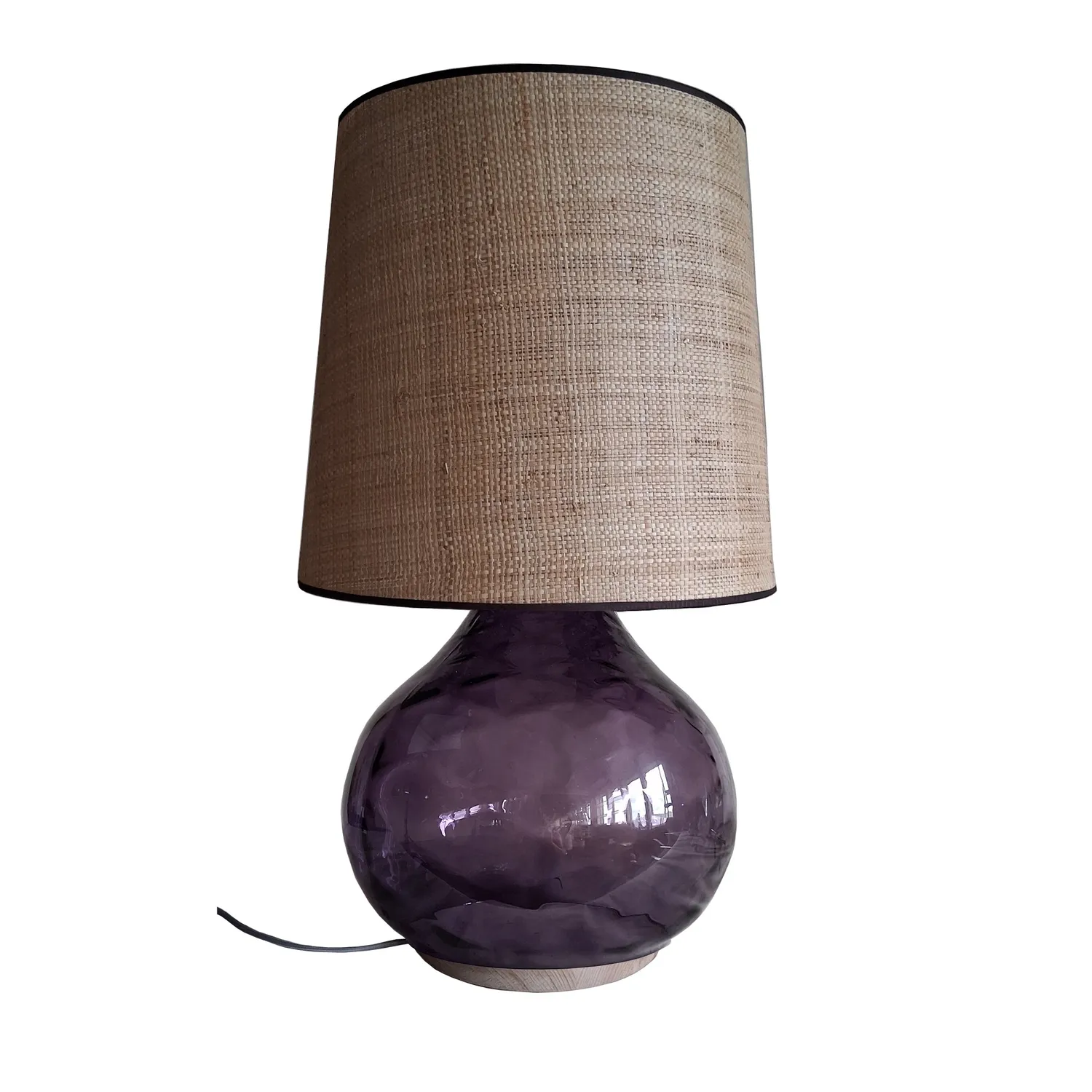 Tosel Burano Big lampada da tavolo trasparente 40x68 cm vetro