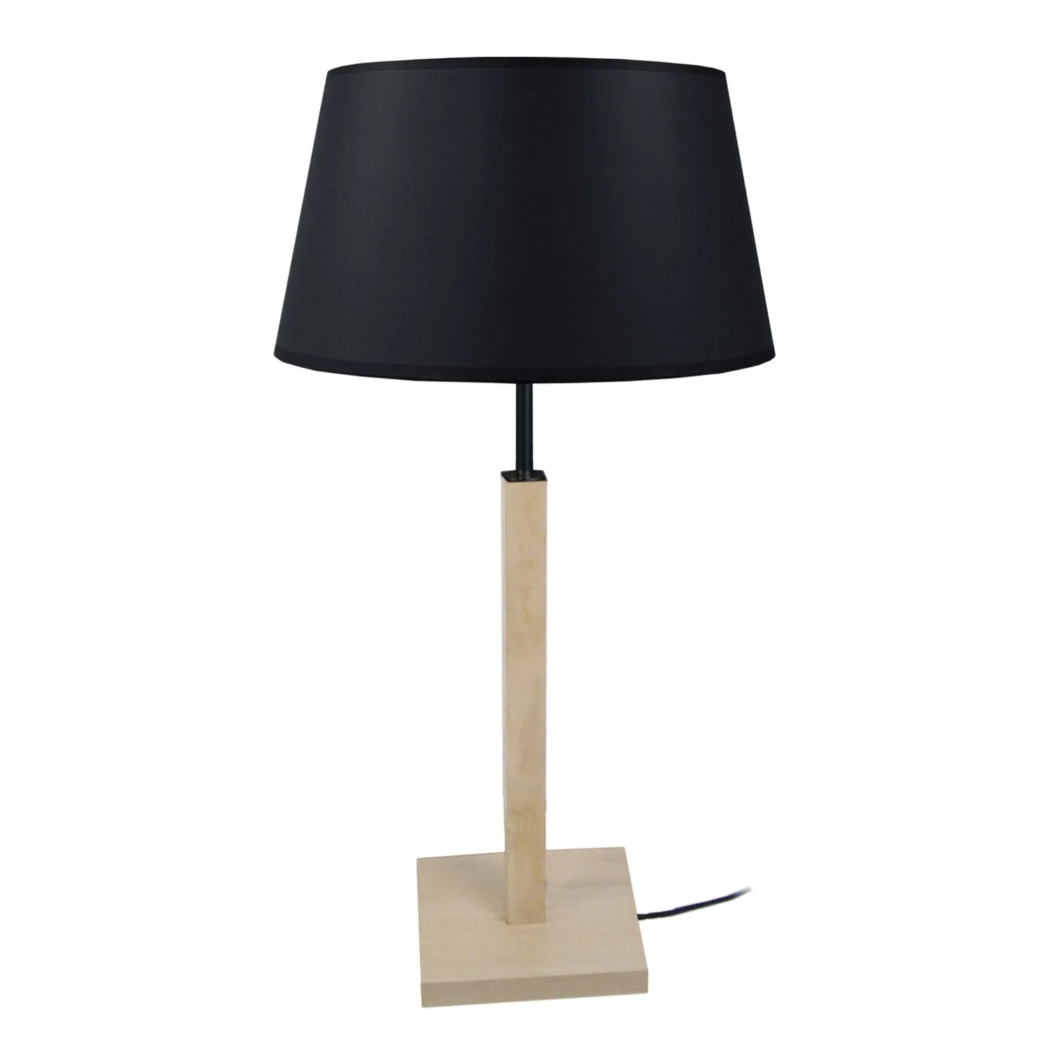 Tosel Hod B lampada tavolo colonna 30x56cm naturale ecrù