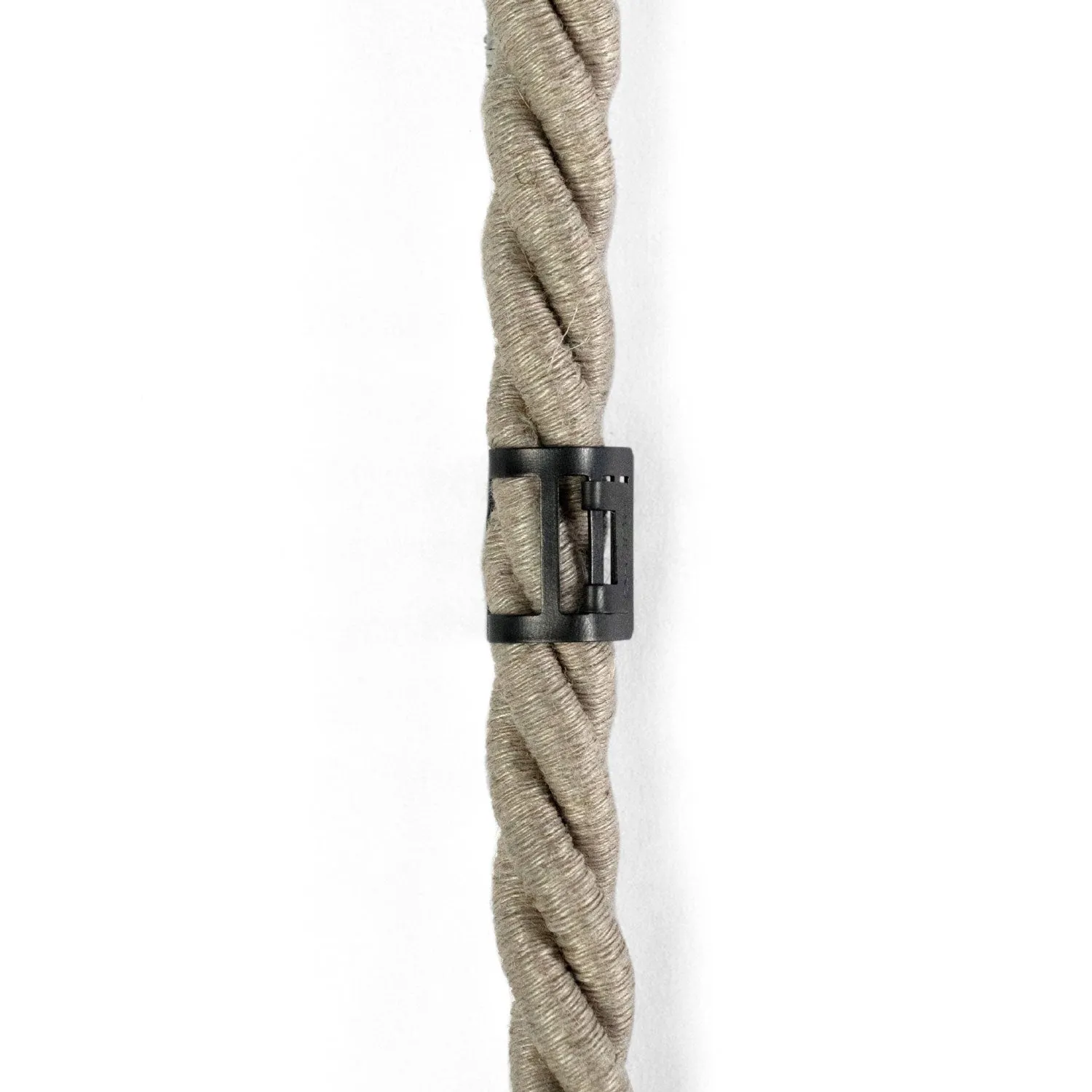 Creative Cables clip cavo metallo nero 16 mm