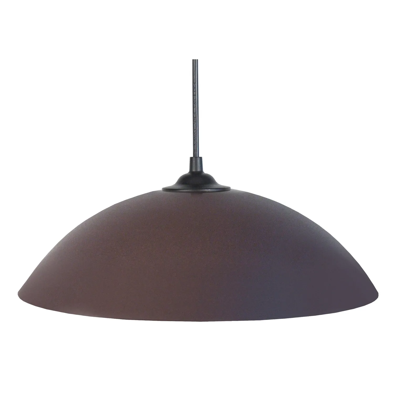 Tosel Demi Lune sospensione cupola metallo 29x100 cm