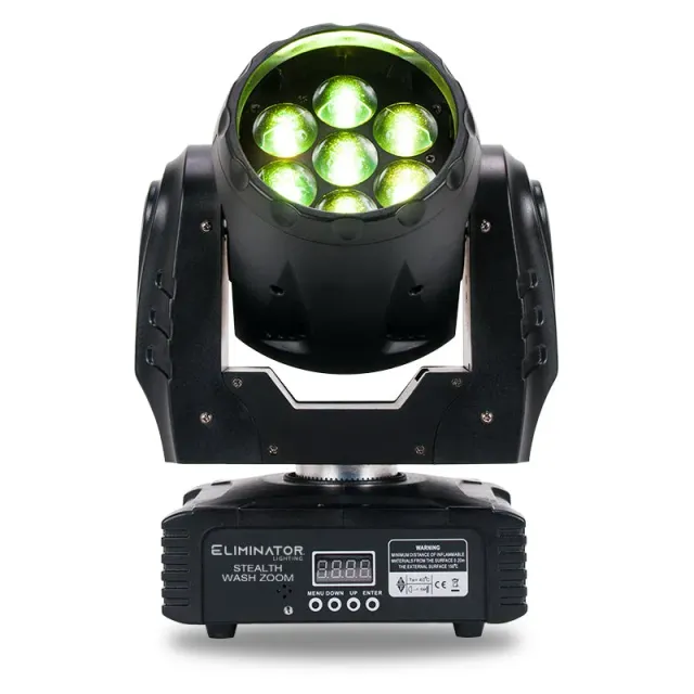 American DJ Stealth Wash Zoom Testa Mobile Wash LED