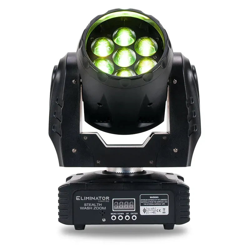 American DJ Stealth Wash Zoom Testa Mobile Wash LED