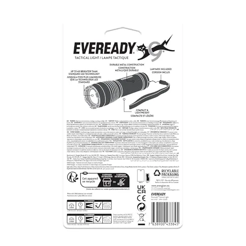 Eveready MLTV32 torcia LED a mano 1D luminosa