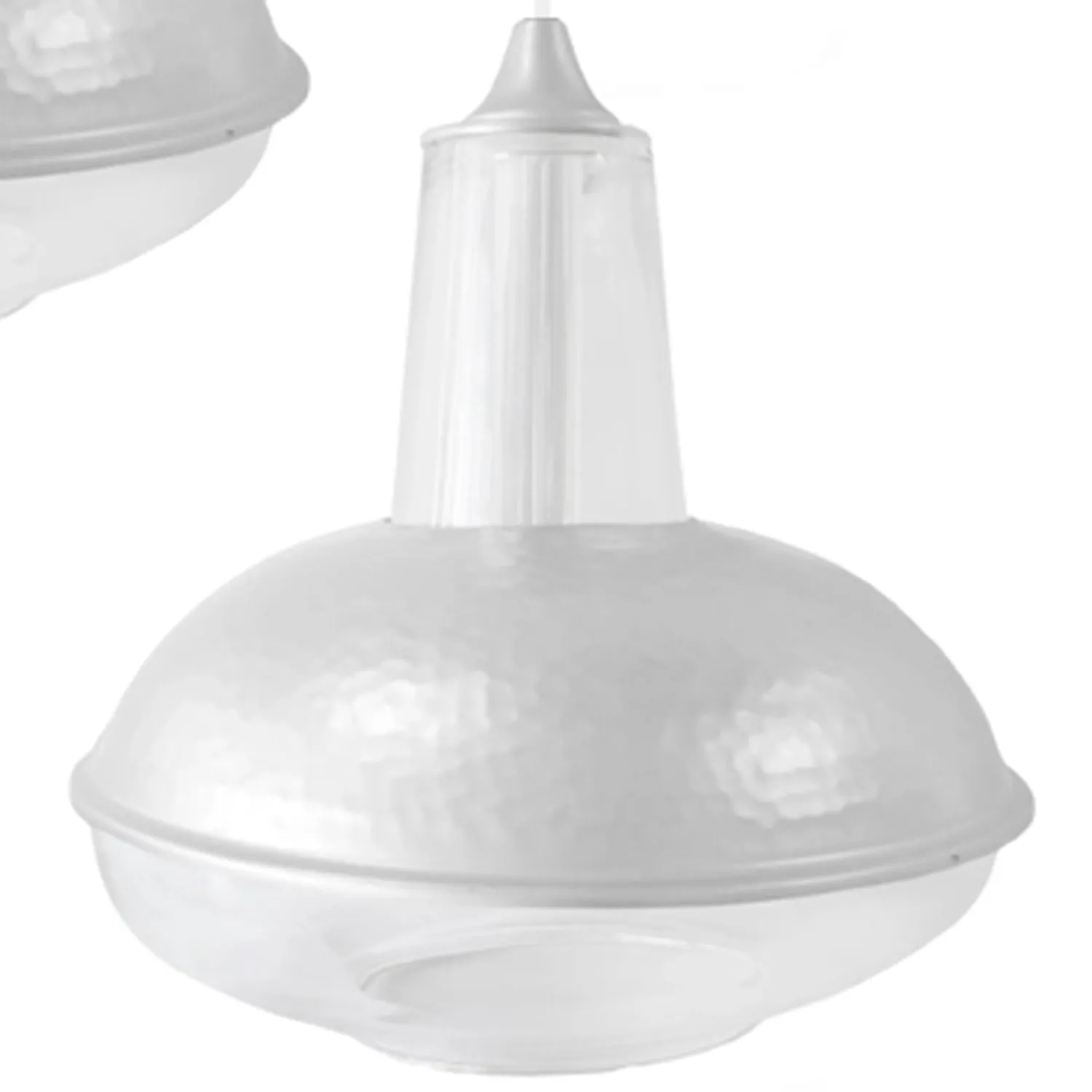 Tosel Padova lampadario 5 luci nero 40x120 cm vetro