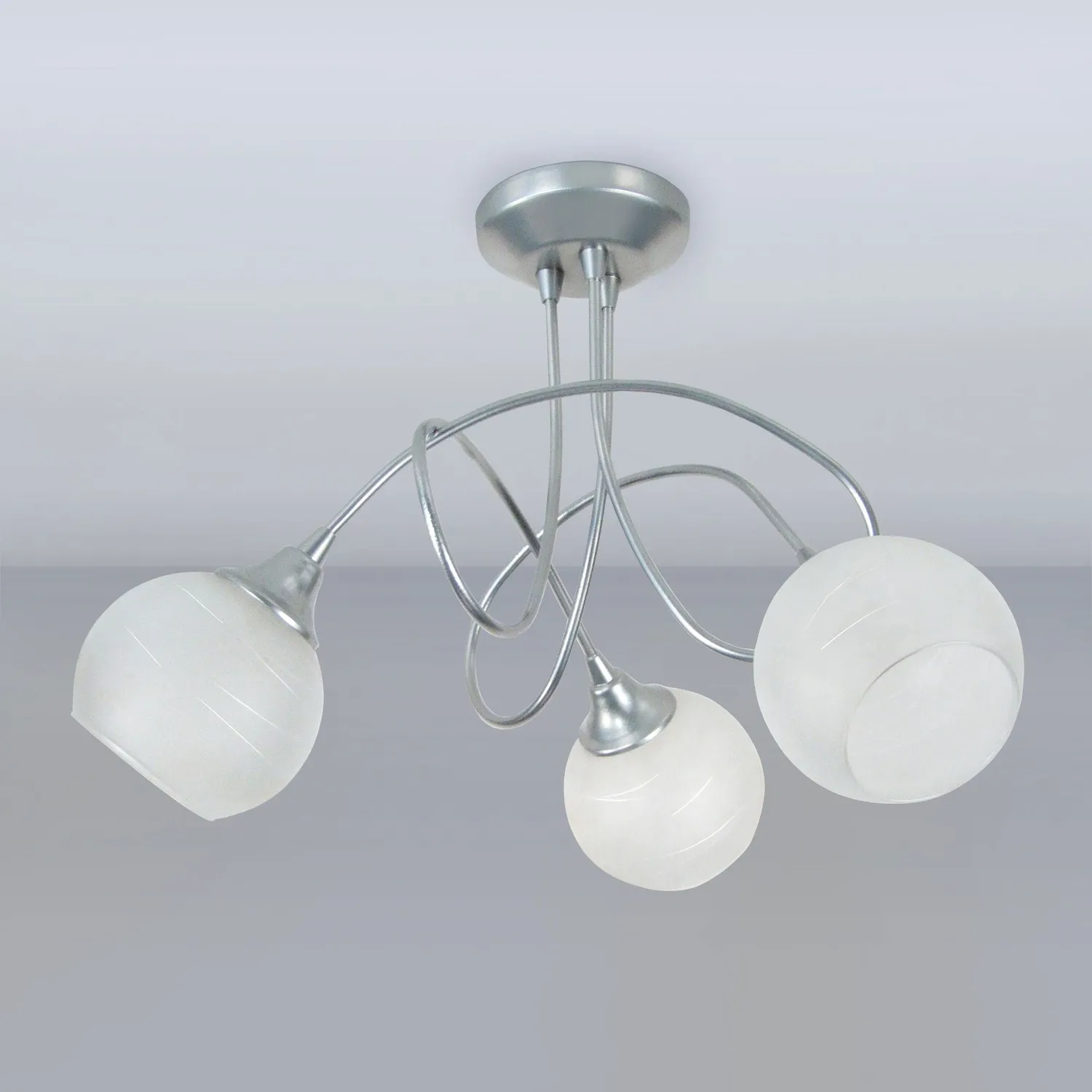 Tosel Actuelle lampadario 48 cm avorio 3xG9