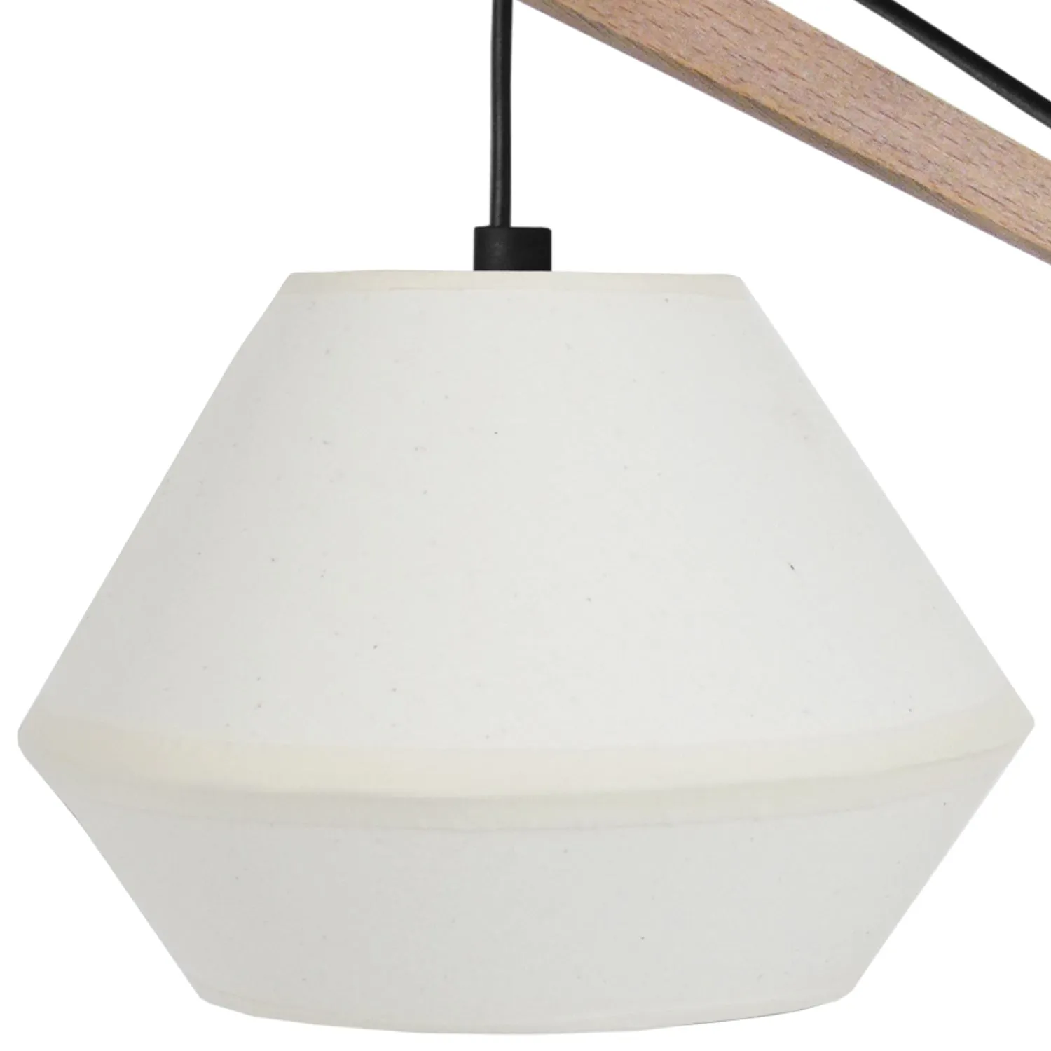 Tosel Belfort Cone lampada da tavolo arco ecru 29x35cm E14