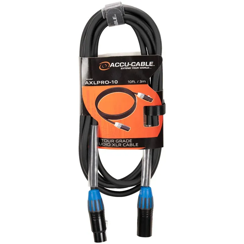 American DJ Accu-Cable AXLPRO-10 Cavo XLR 3m Tour Bilanciato