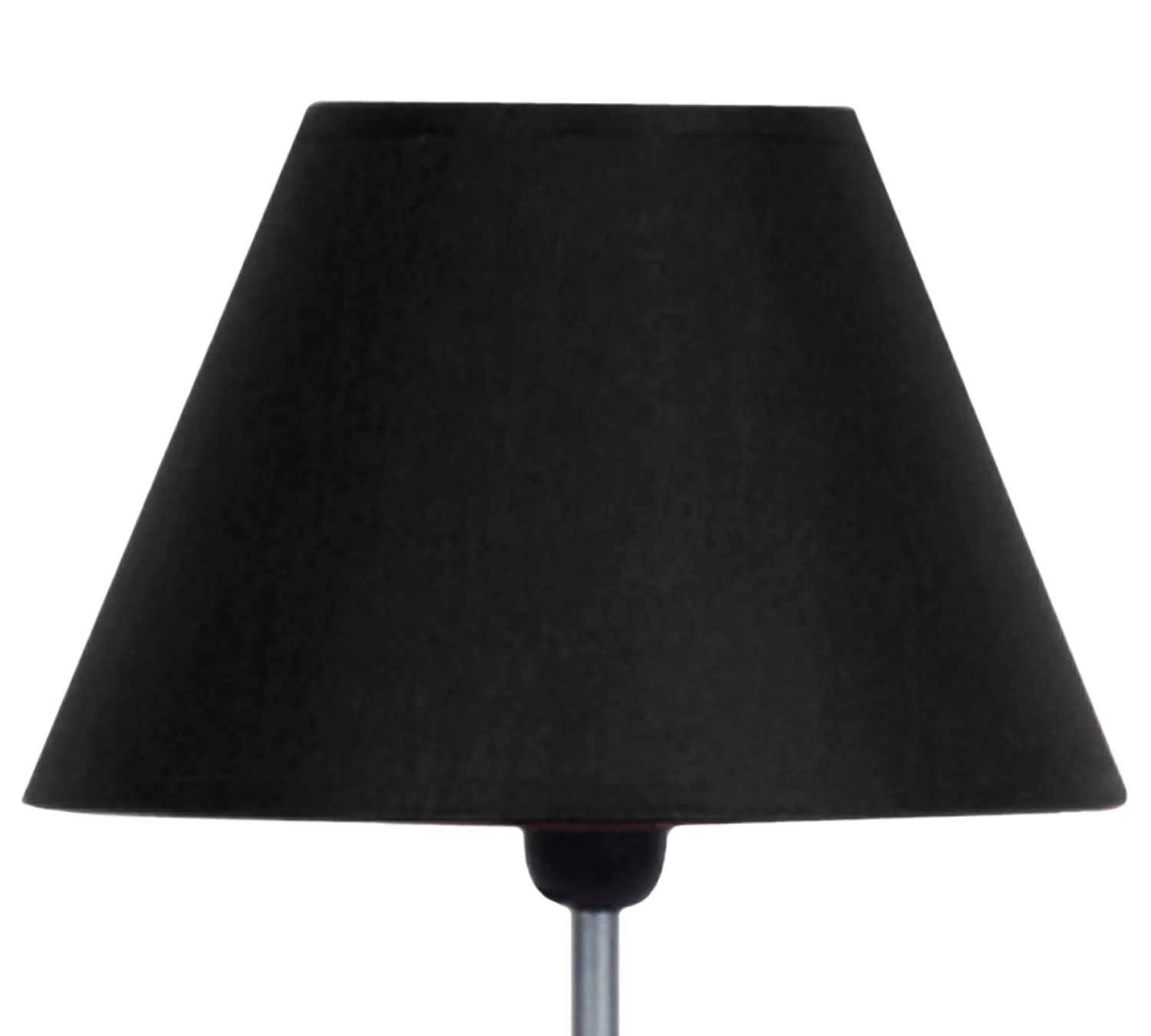 Tosel Alfena Colonna lampada tavolo 40 cm nera E14